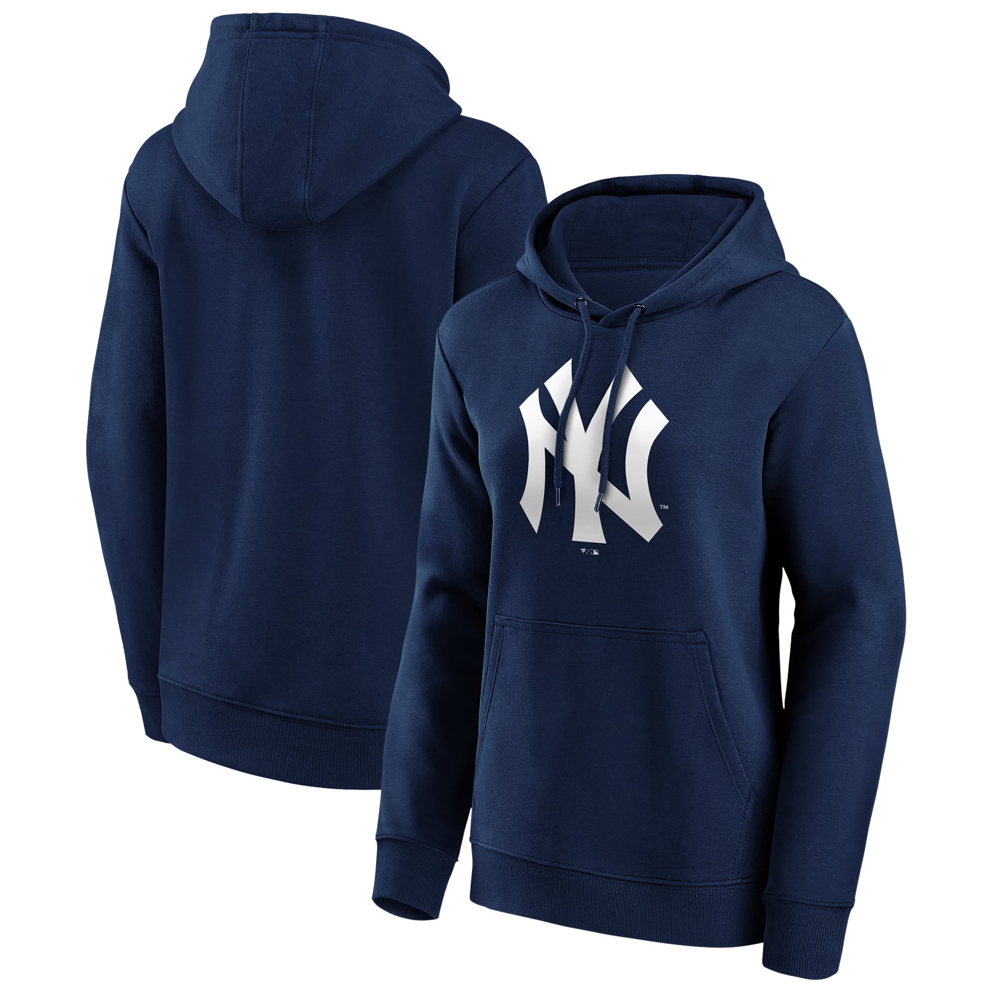 Felpa con cappuccio grafica mono logo dei New York Yankees - Donna