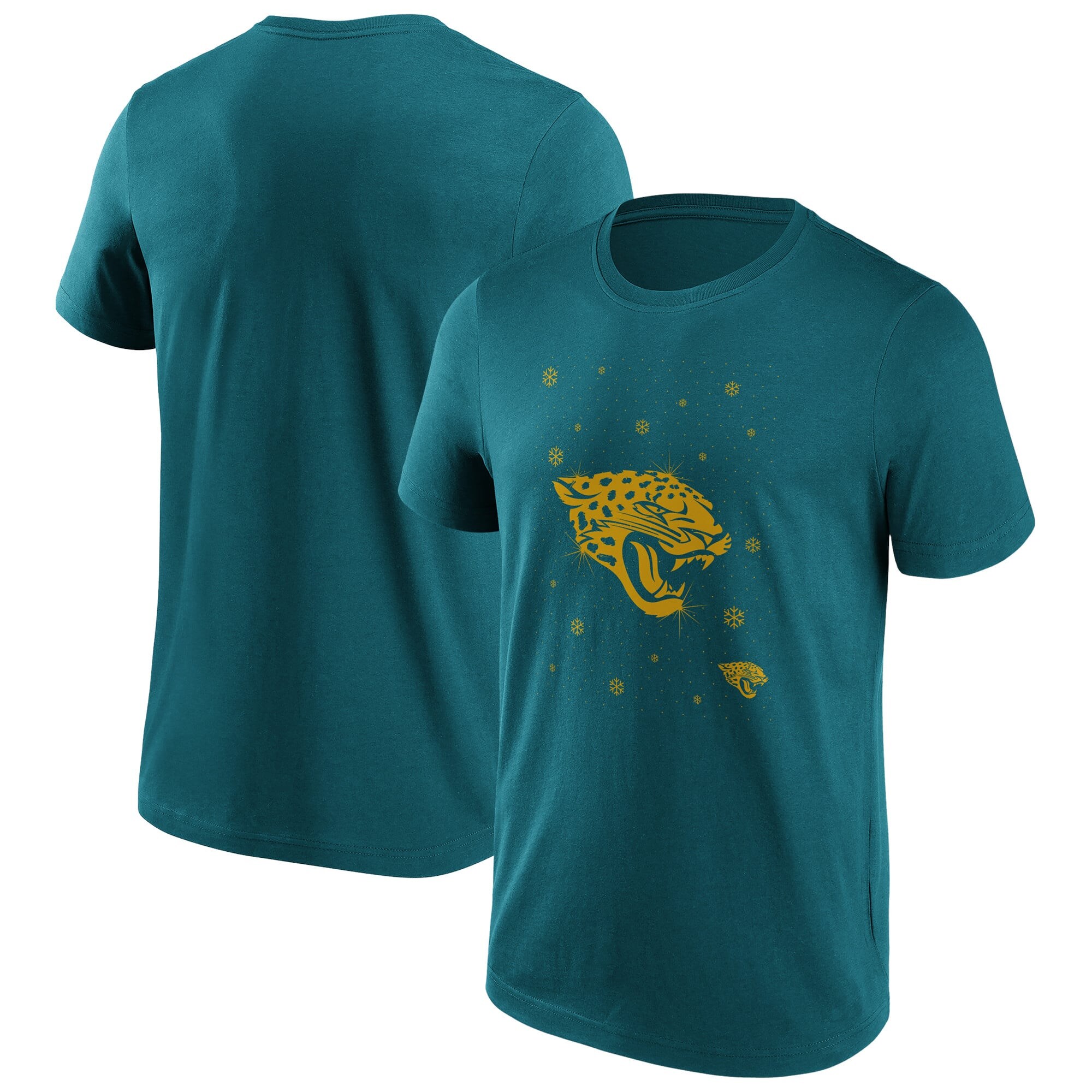 T-shirt con grafica natalizia Sparkle dei Jacksonville Jaguars - Uomo