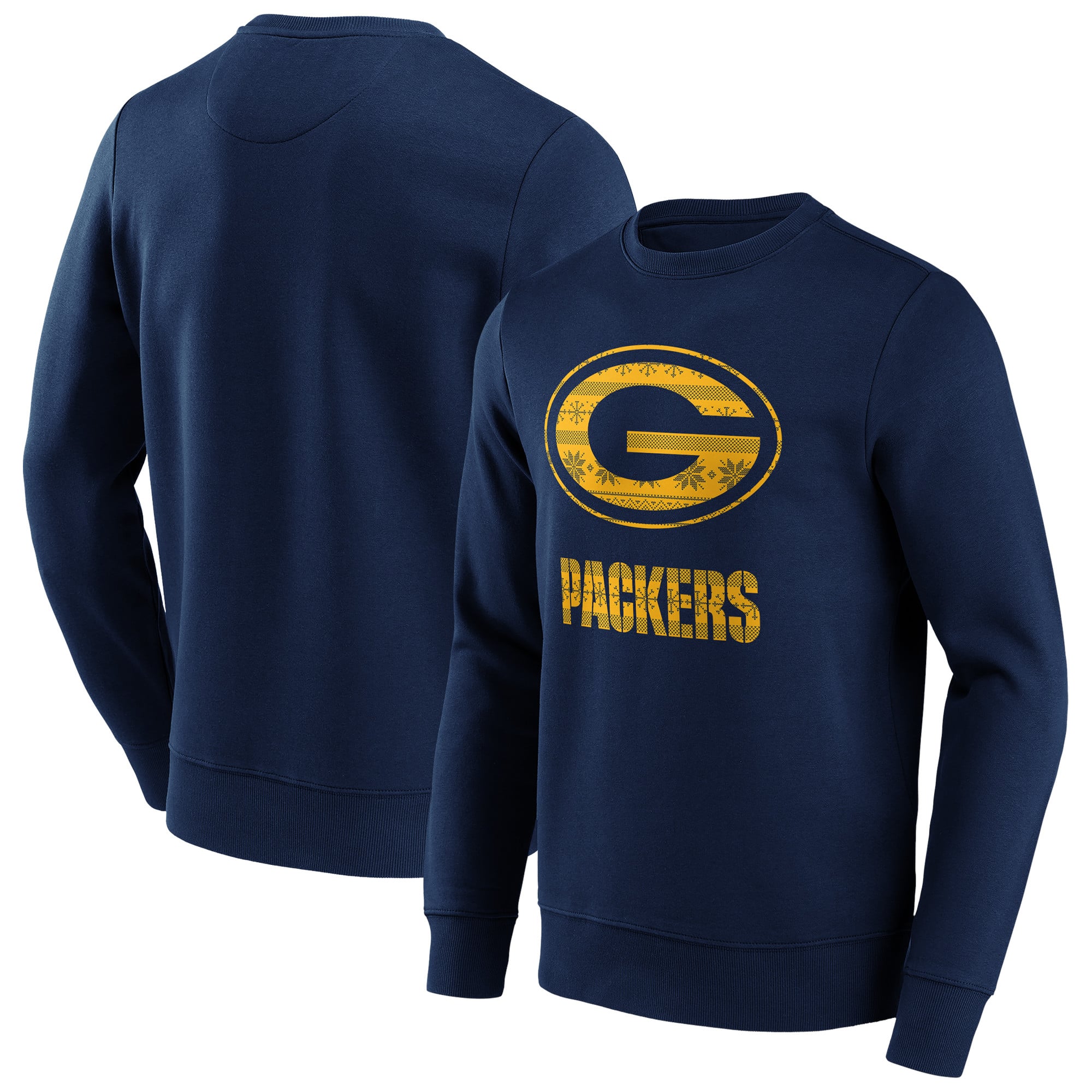 Felpa girocollo con grafica natalizia Green Bay Packers - Uomo