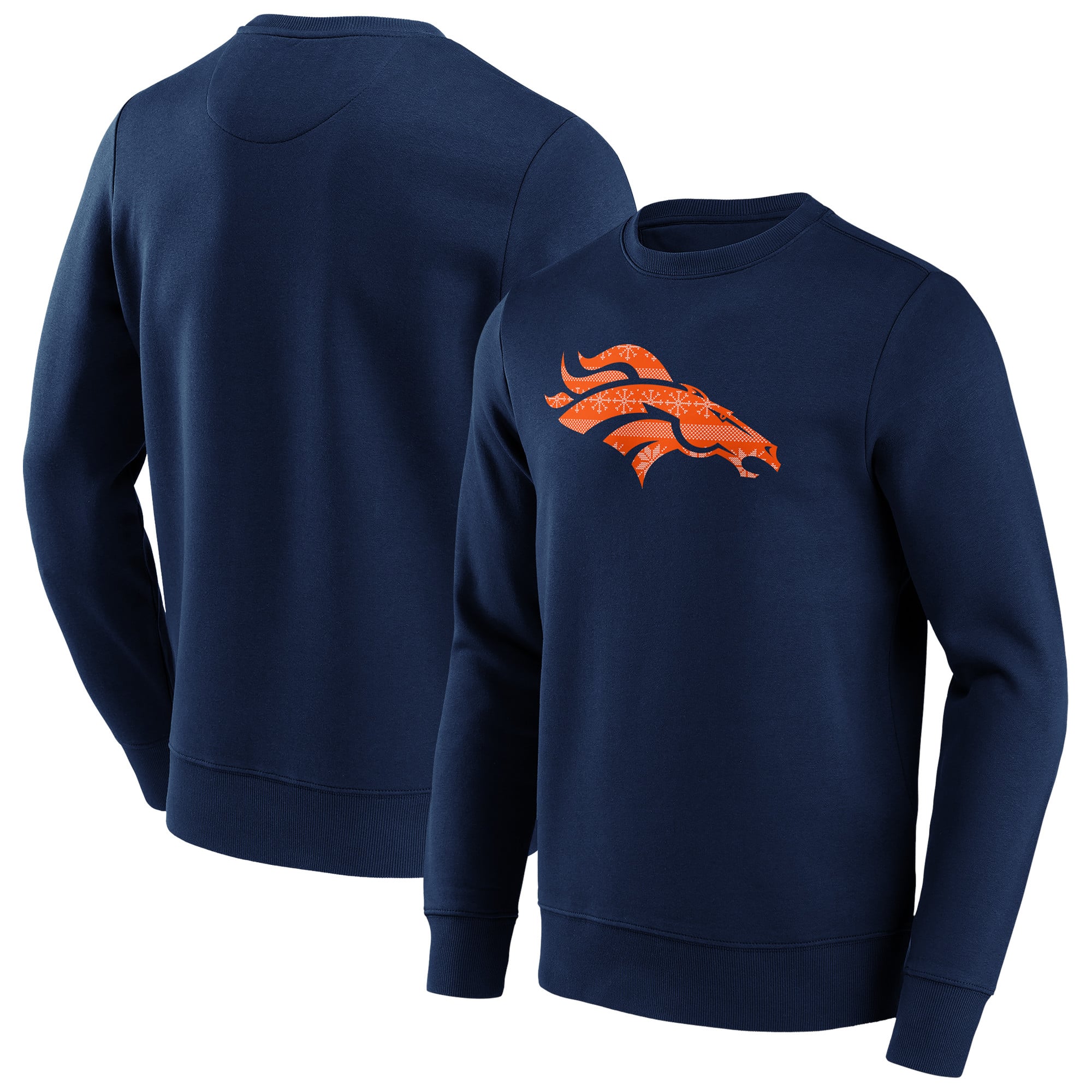 Sudadera de equipo gráfico con jersey navideño de los Denver Broncos - Hombre