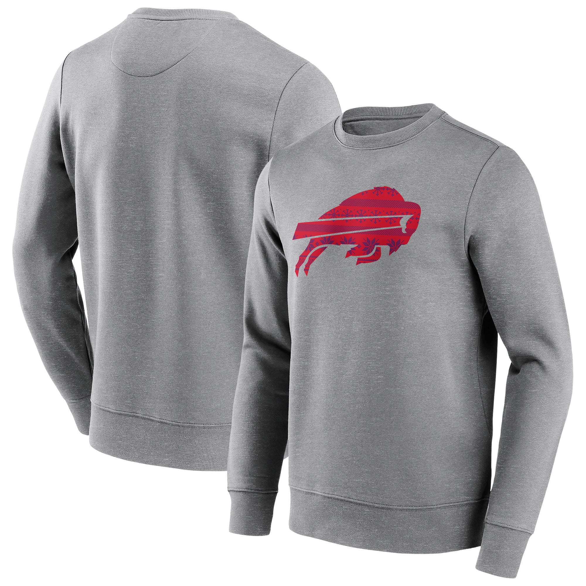 Buffalo Bills Christmas Jumper Graphic Crew Sweatshirt - Mens