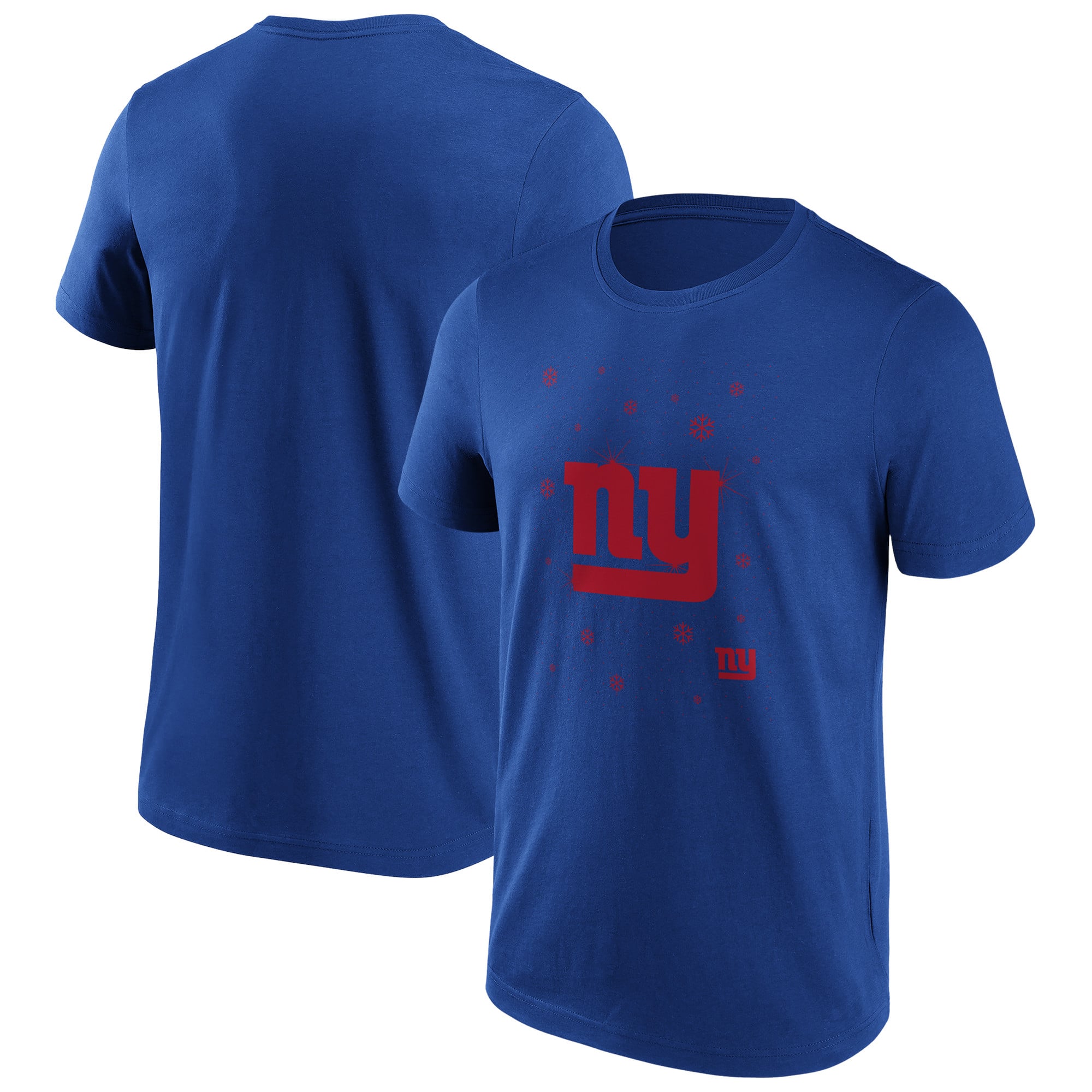 New York Giants Sparkle Christmas Graphic T-Shirt - Mens