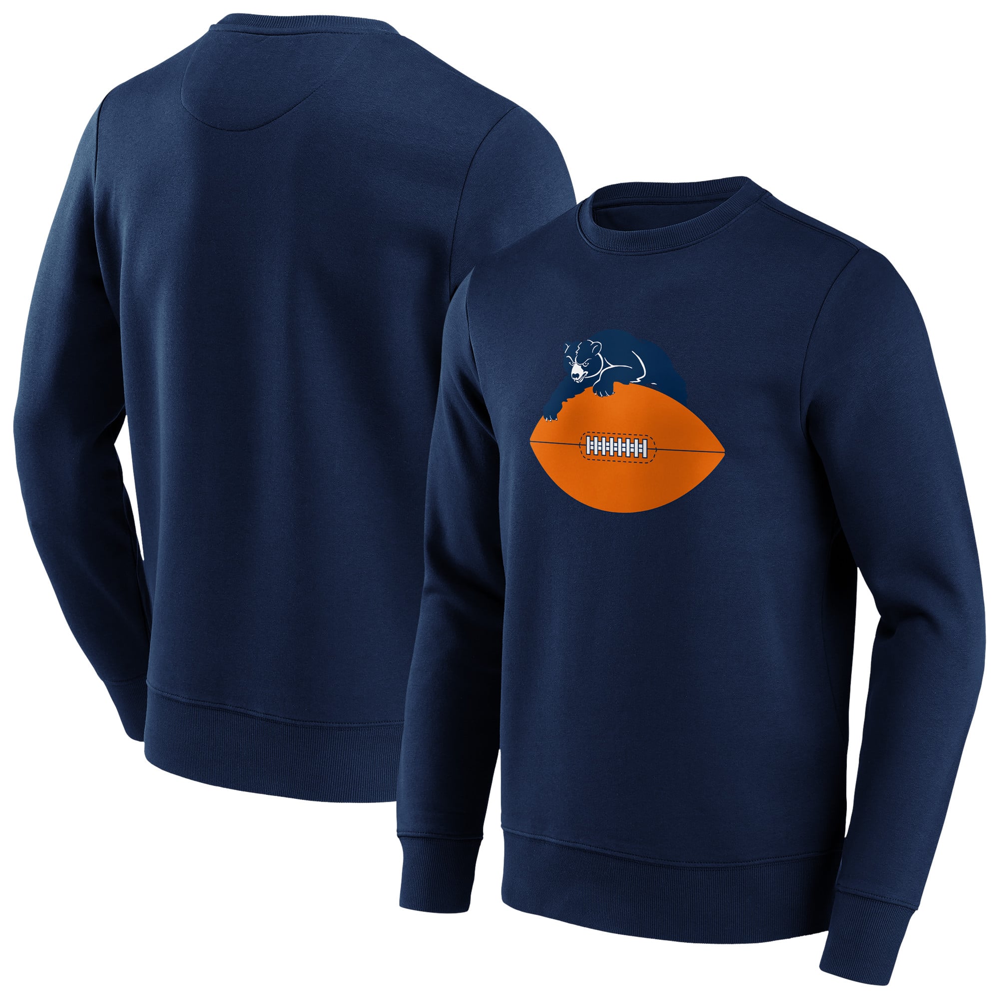 Sudadera de cuello redondo con logo clásico de los Chicago Bears - Hombres