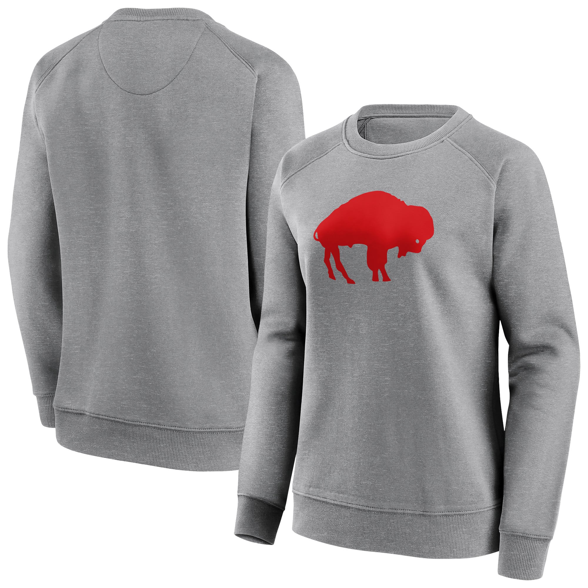 Sudadera con cuello redondo y logotipo clásico de los Buffalo Bills - Mujer