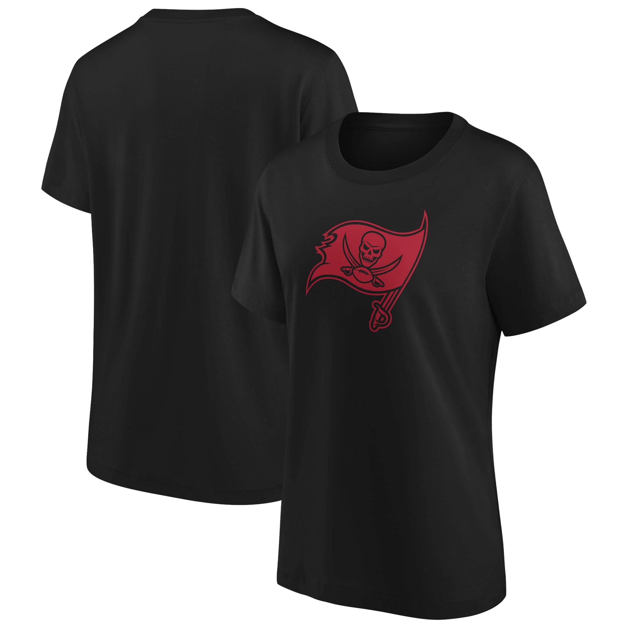 Camiseta estampada con logotipo monocromático de los Tampa Bay Buccaneers - Mujer