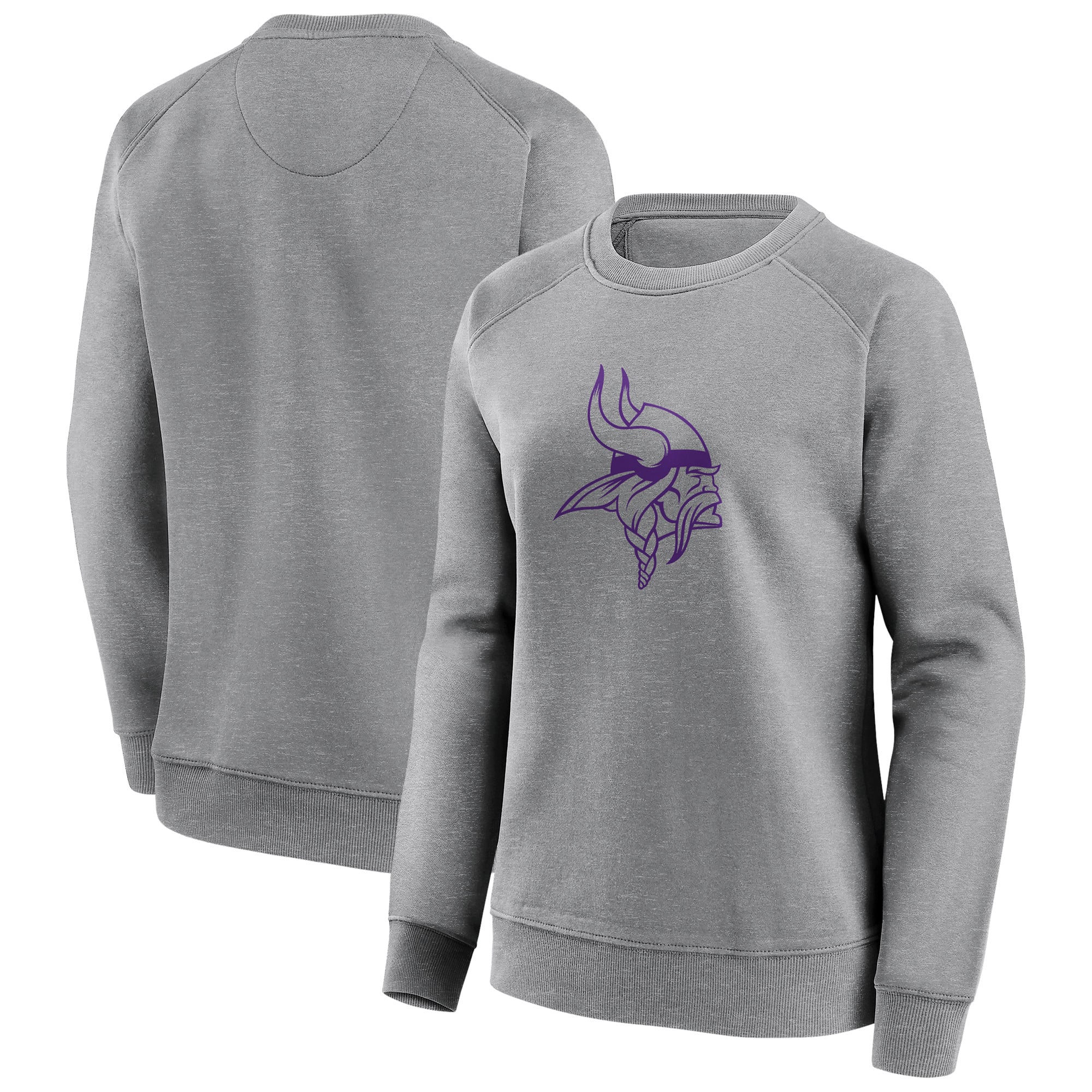 Sweat ras du cou graphique à logo mono Minnesota Vikings - Femme