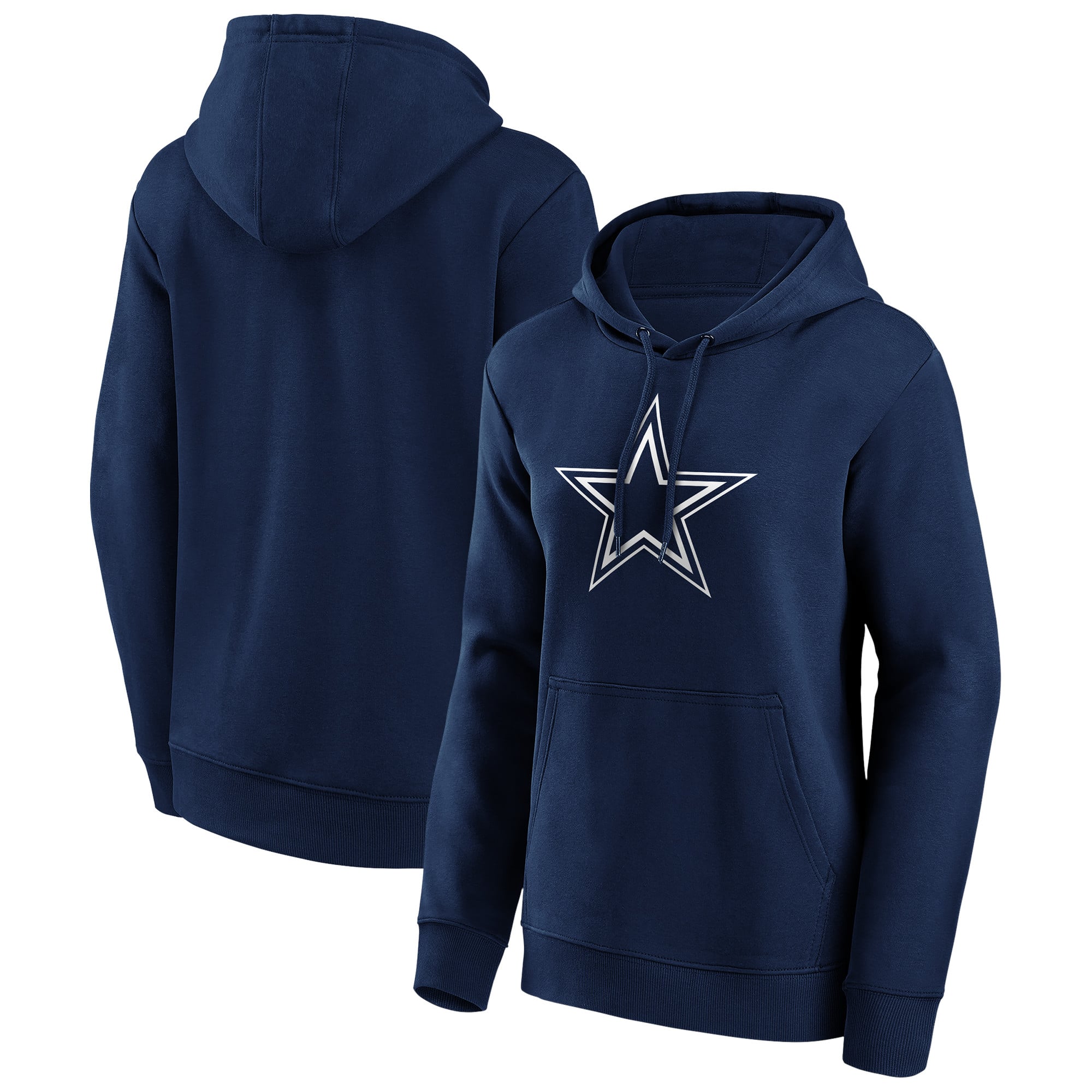 Felpa con cappuccio grafica mono logo Dallas Cowboys - Donna