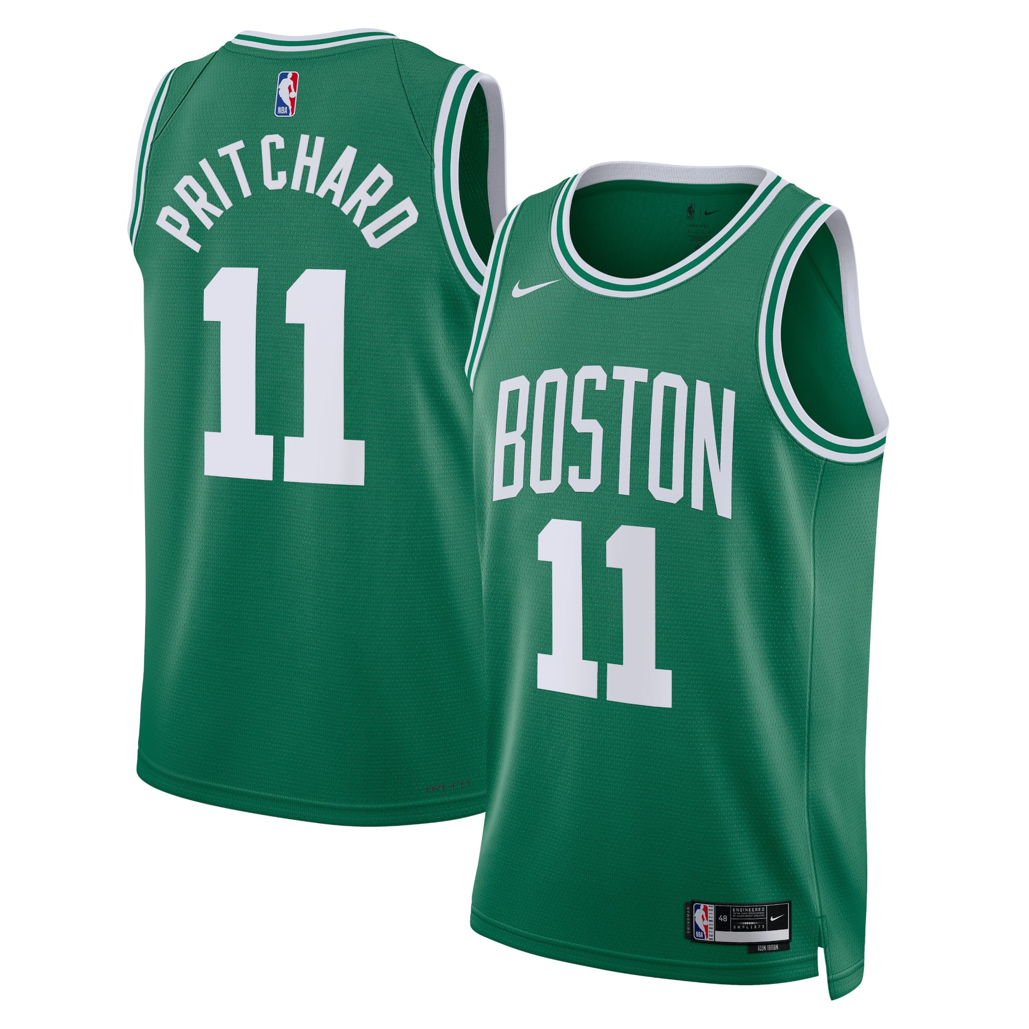 Camiseta Nike Icon Edition Swingman de los Boston Celtics - Verde Kelly - Payton Pritchard - Unisex