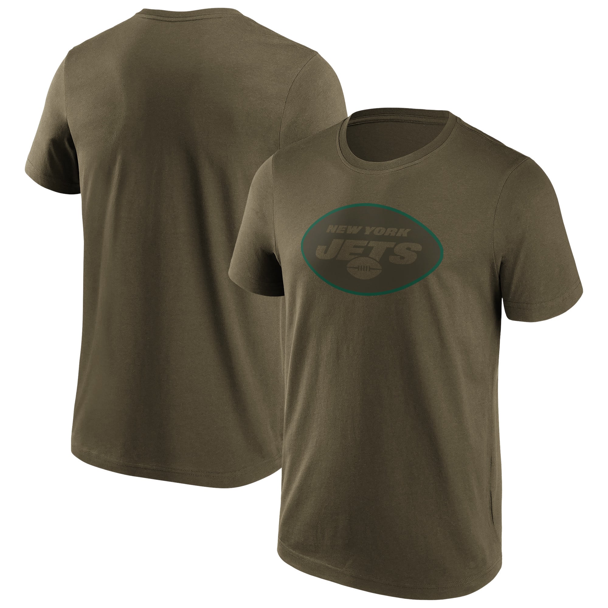 Camiseta con gráfico pop de color caqui de los New York Jets - Hombres