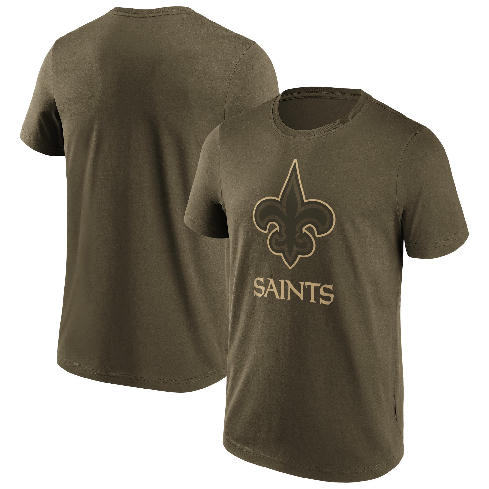 Maglietta con grafica pop color kaki dei New Orleans Saints - Uomo