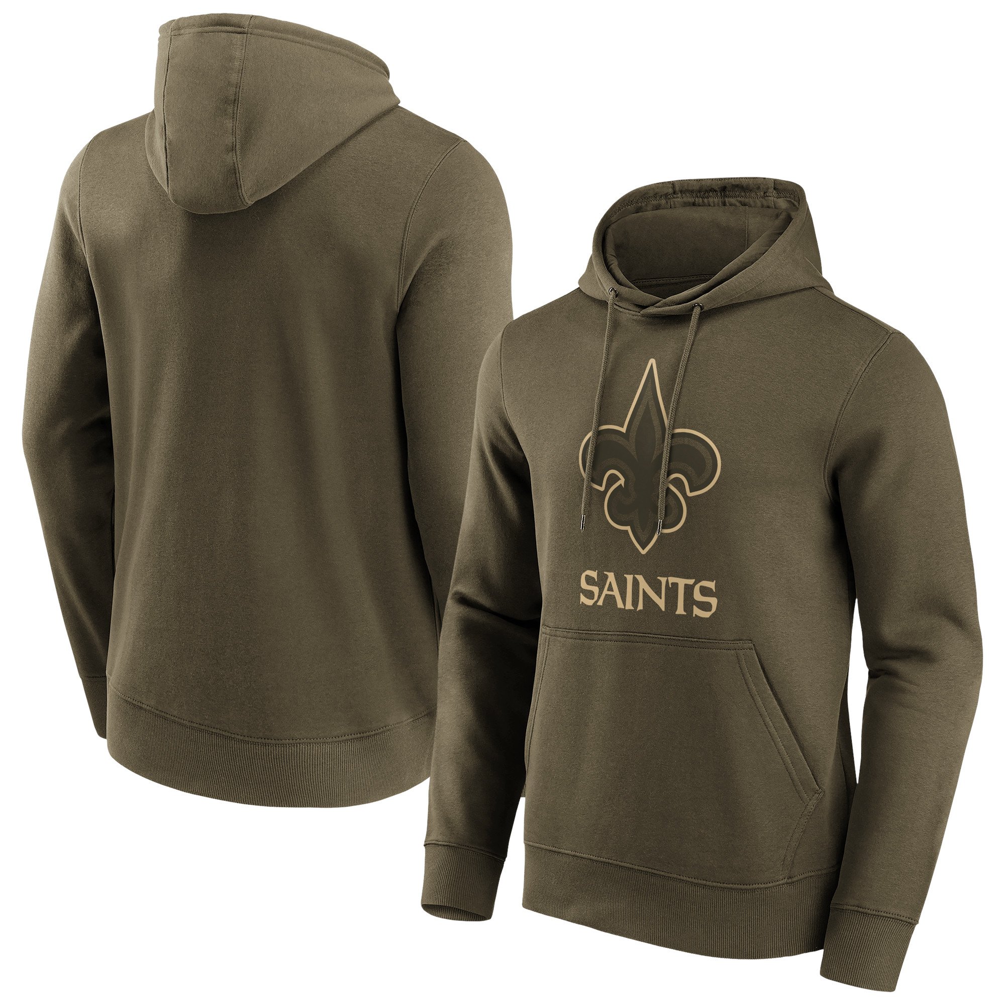Felpa con cappuccio grafica pop color kaki dei New Orleans Saints - Uomo