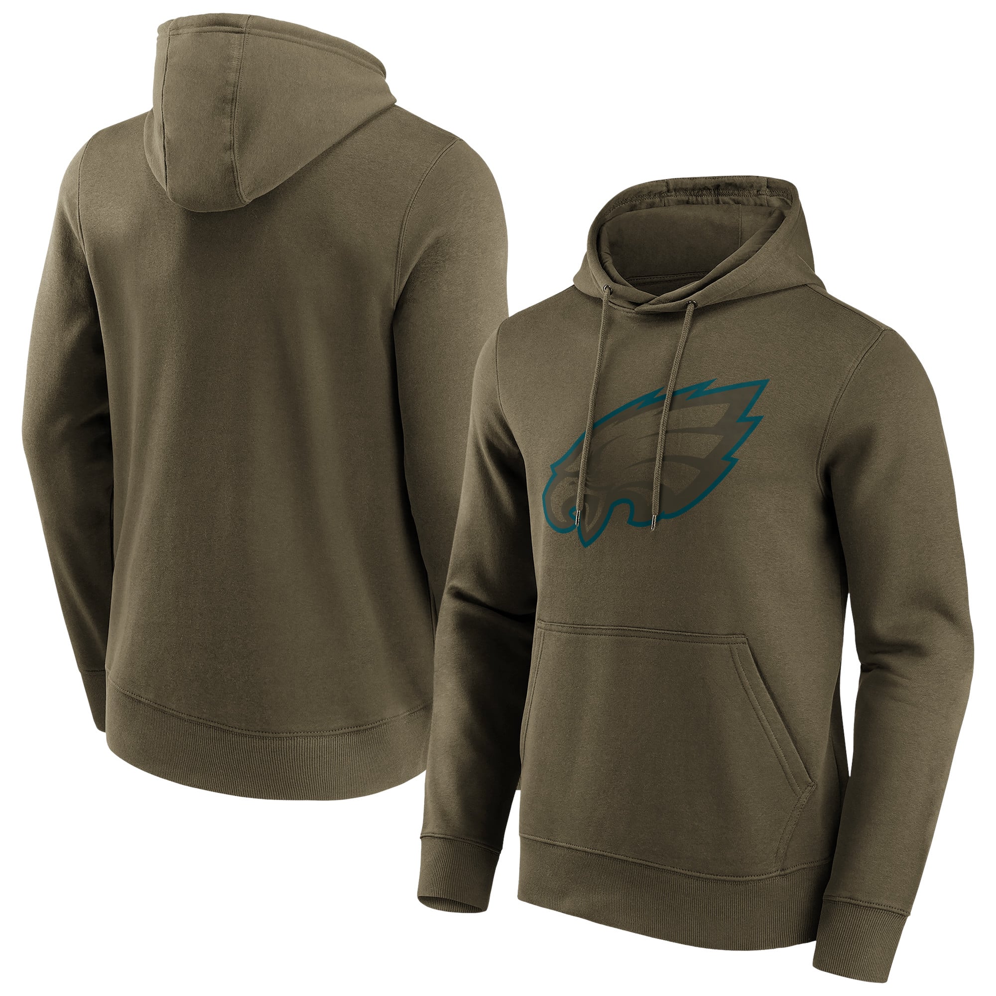 Felpa con cappuccio grafica pop color kaki dei Philadelphia Eagles - Uomo