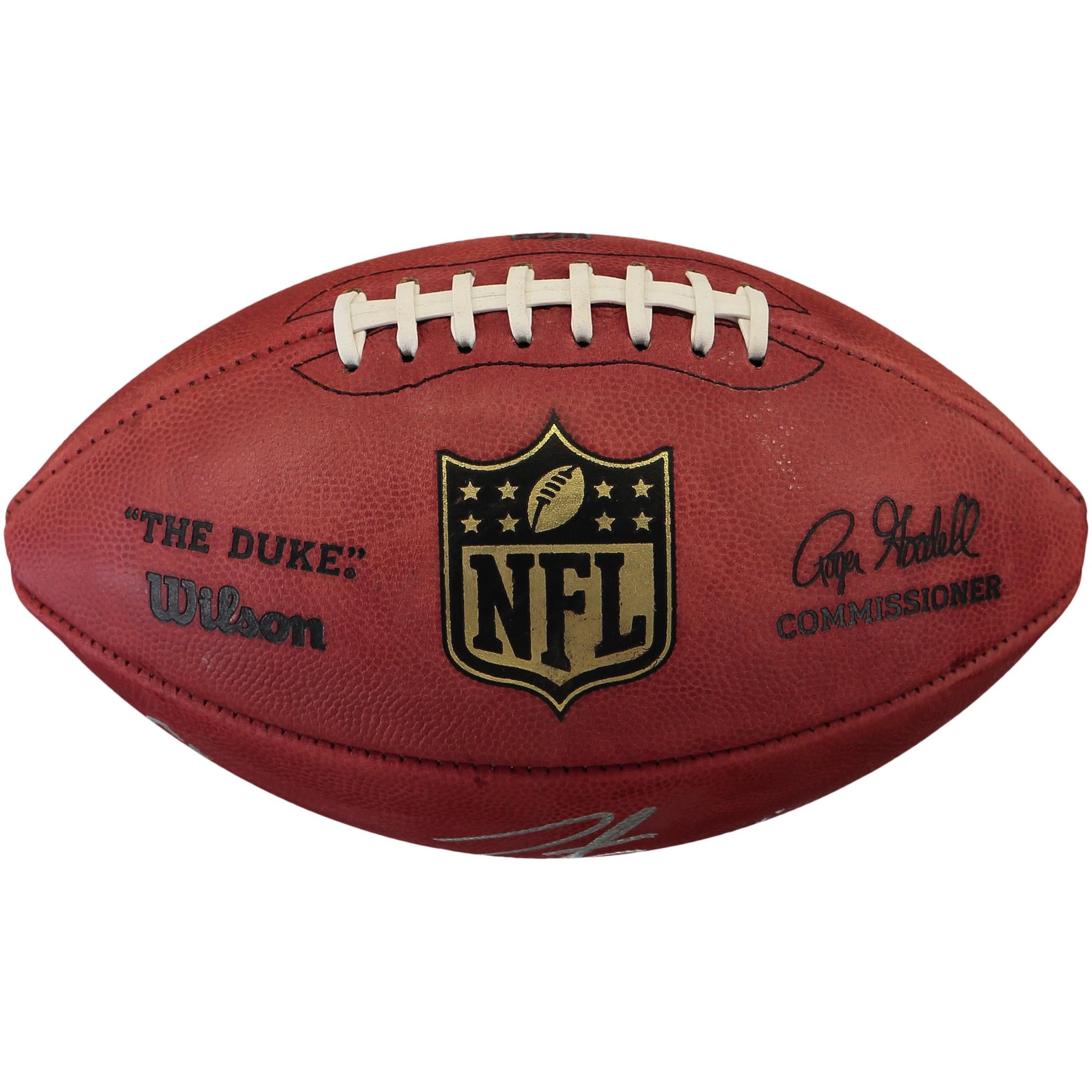 Denver Broncos Manning Broncos Autographed Duke Pro Football