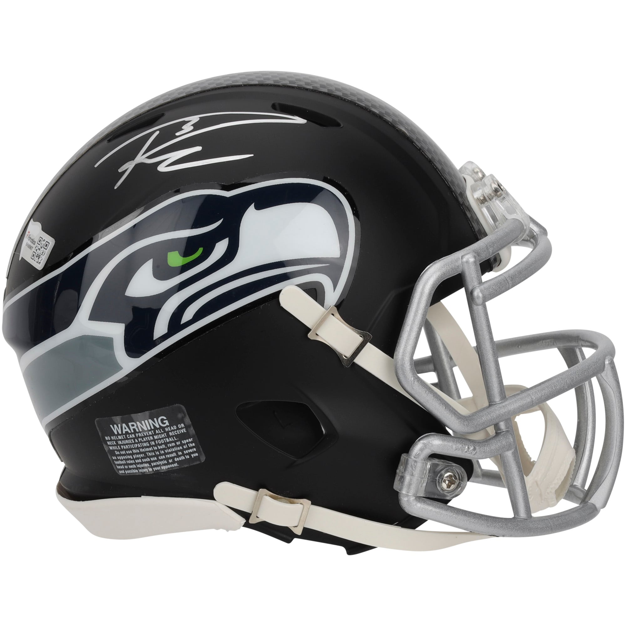 Seattle Seahawks Wilson Seahawks Autografiado Riddell Speed Mini Casco