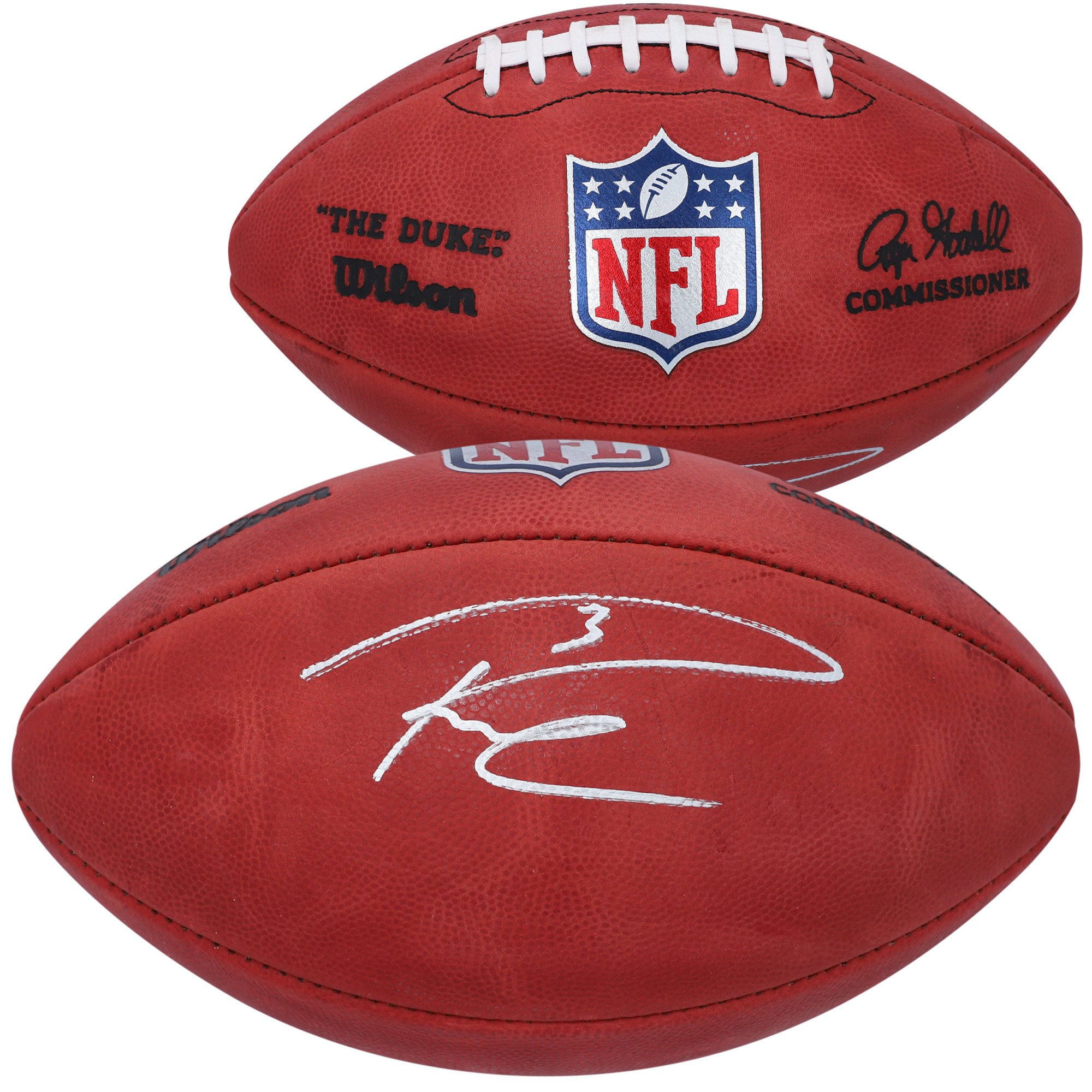 Denver Broncos Wilson Broncos Autographed Duke Game Football