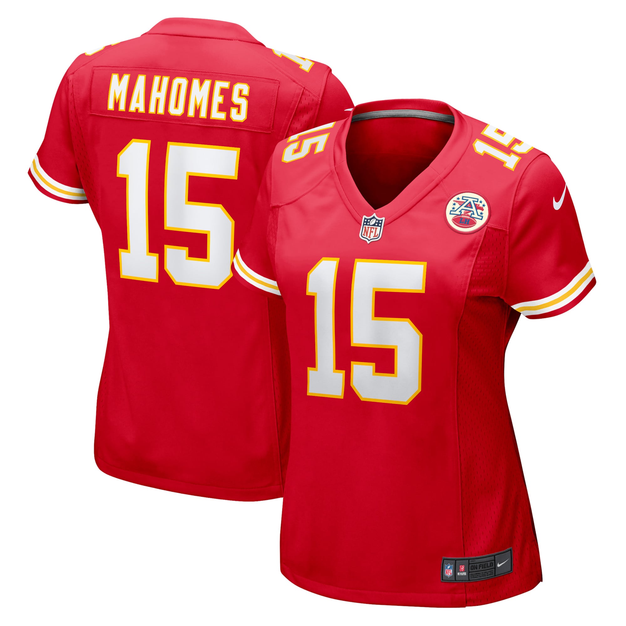 Camiseta de la 1ª equipación del Kansas City Chiefs - Rojo - Patrick Mahomes - Mujer