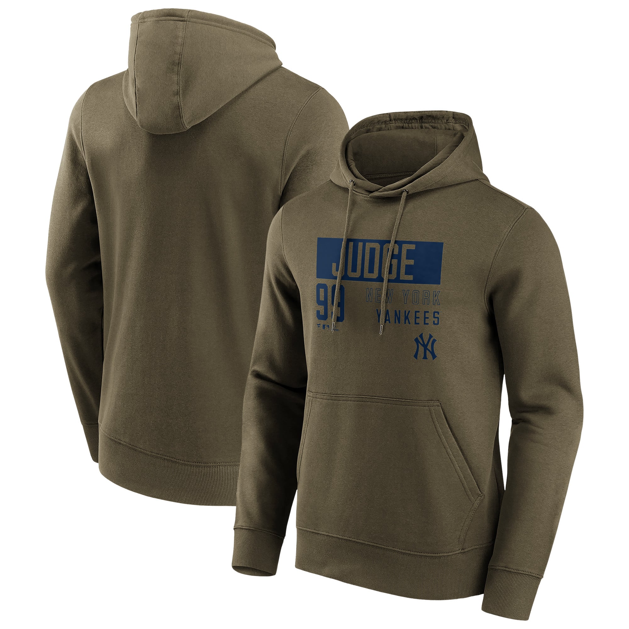 Felpa con cappuccio con nome e numero Aaron Judge dei New York Yankees - Uomo