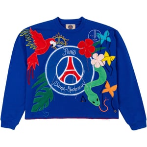 Sweat Brodé PSG x Esteban Cortazar - Bleu - Unisexe, vue 2