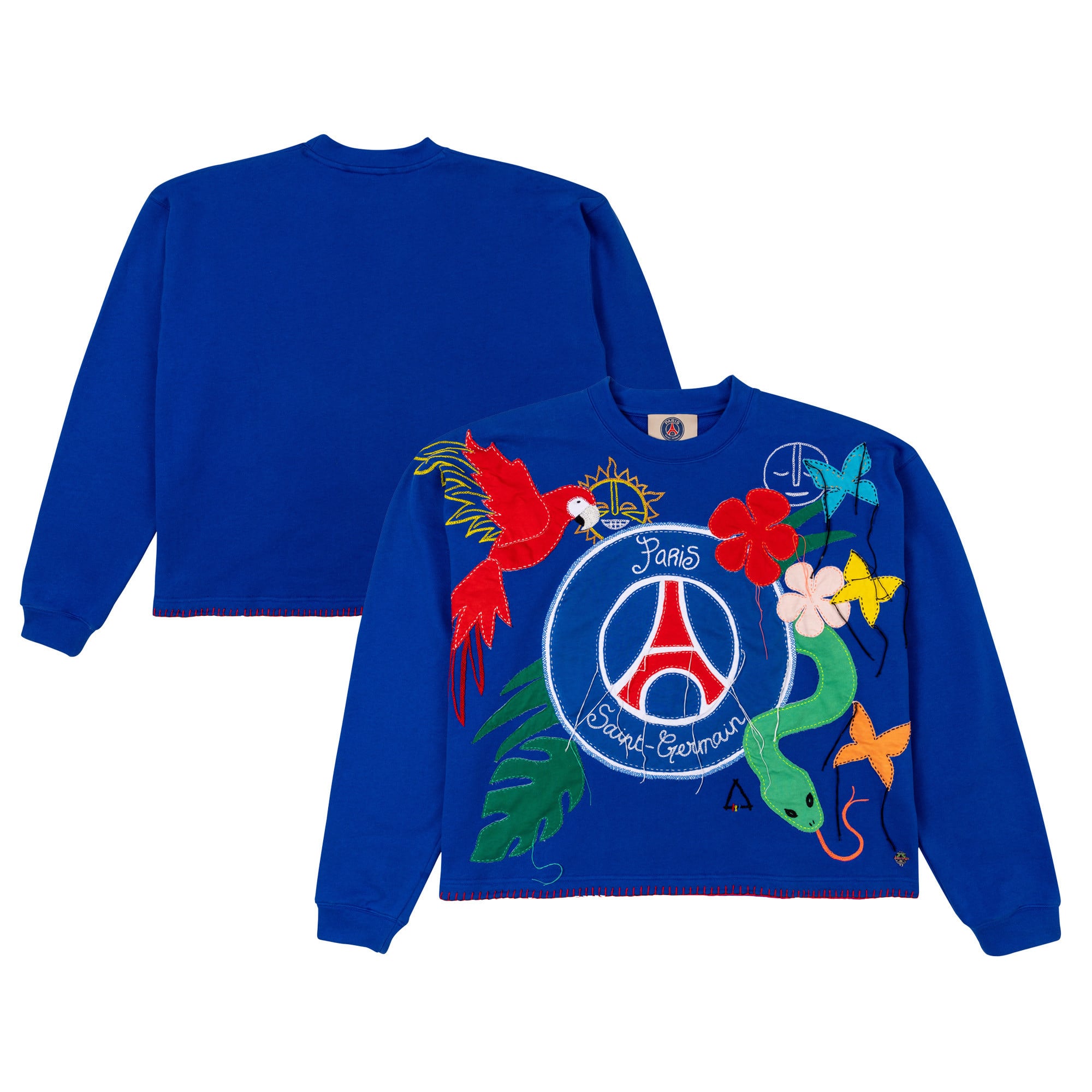 Felpa Ricamata Paris Saint-Germain X Esteban Cortazar - Blu - Unisex