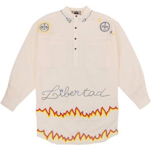 Chemise Brodée manches longues PSG x Esteban Cortazar - Blanc - Unisexe, vue 2