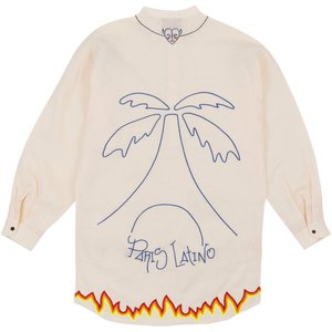 Chemise Brodée manches longues PSG x Esteban Cortazar - Blanc - Unisexe, vue 3
