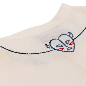 Chemise Brodée manches longues PSG x Esteban Cortazar - Blanc - Unisexe, vue 5