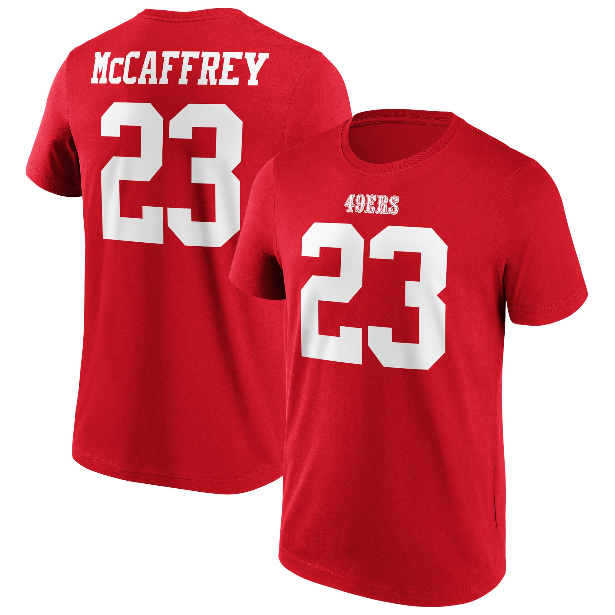T-shirt graphique avec nom et numéro San Francisco 49ers - Christian McCaffery - Homme