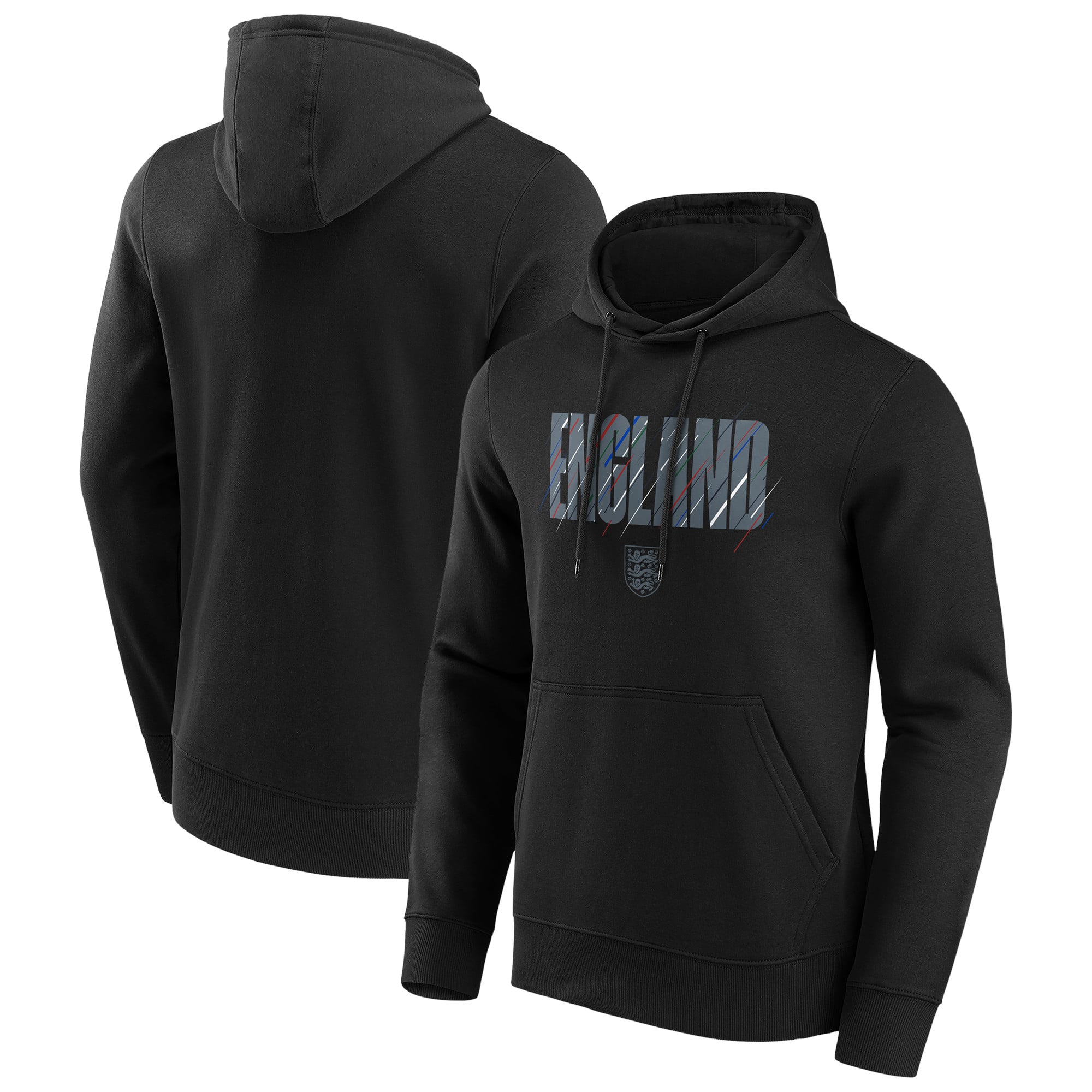England Etch Wordmark Graphic Hoodie - Black - Mens