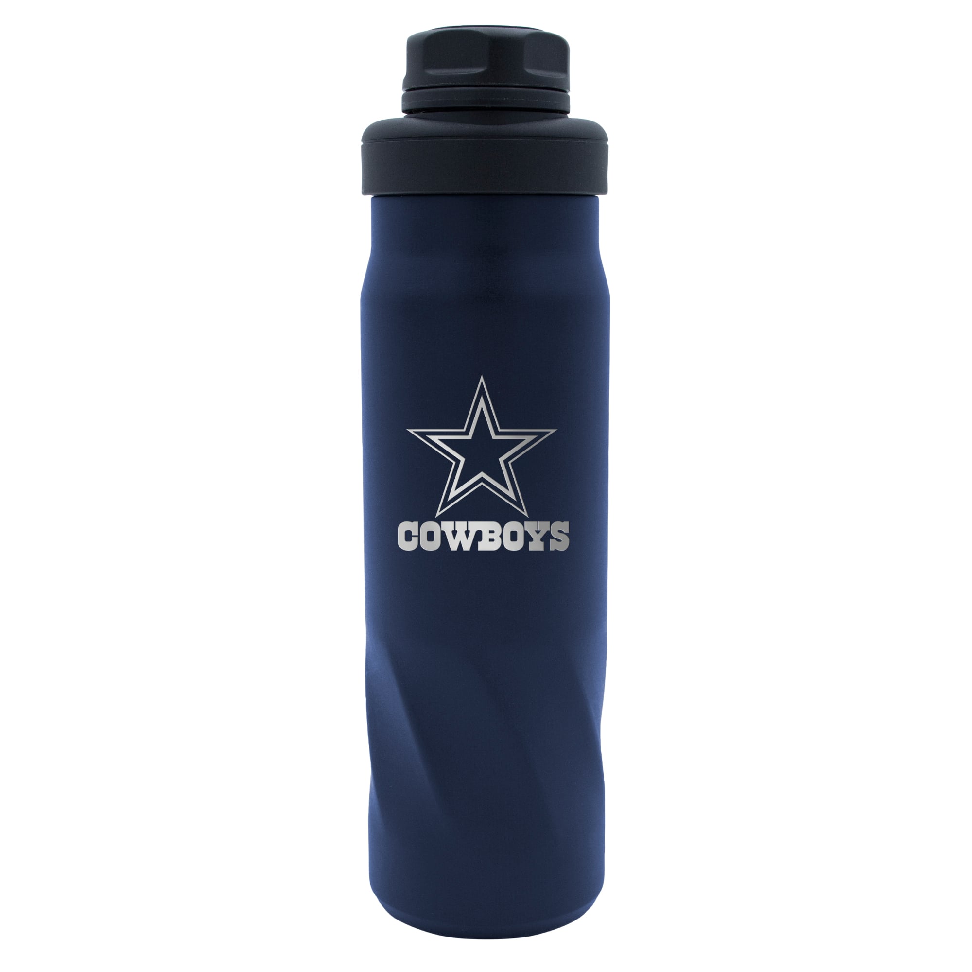 Botella de agua de acero inoxidable de los Dallas Cowboys - 20 oz