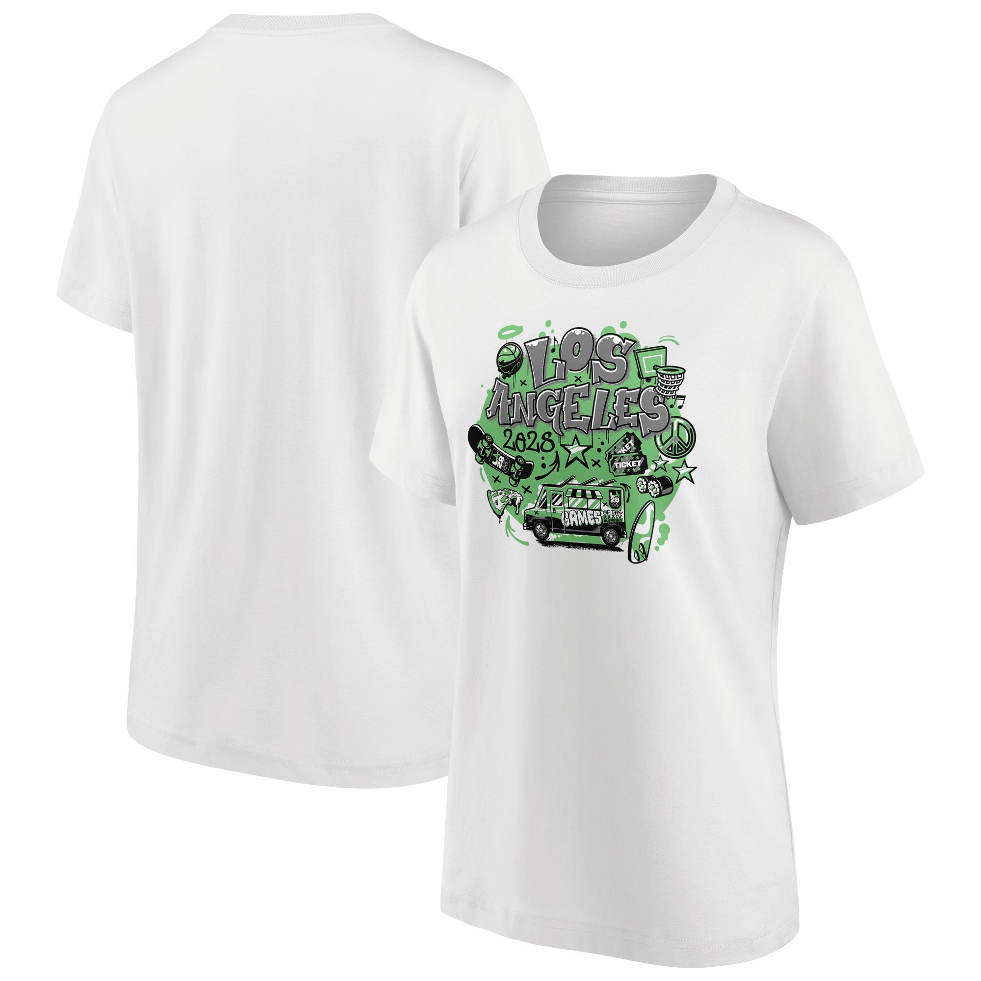 T-shirt grafica LA 2028 XXXIV - bianca - da donna