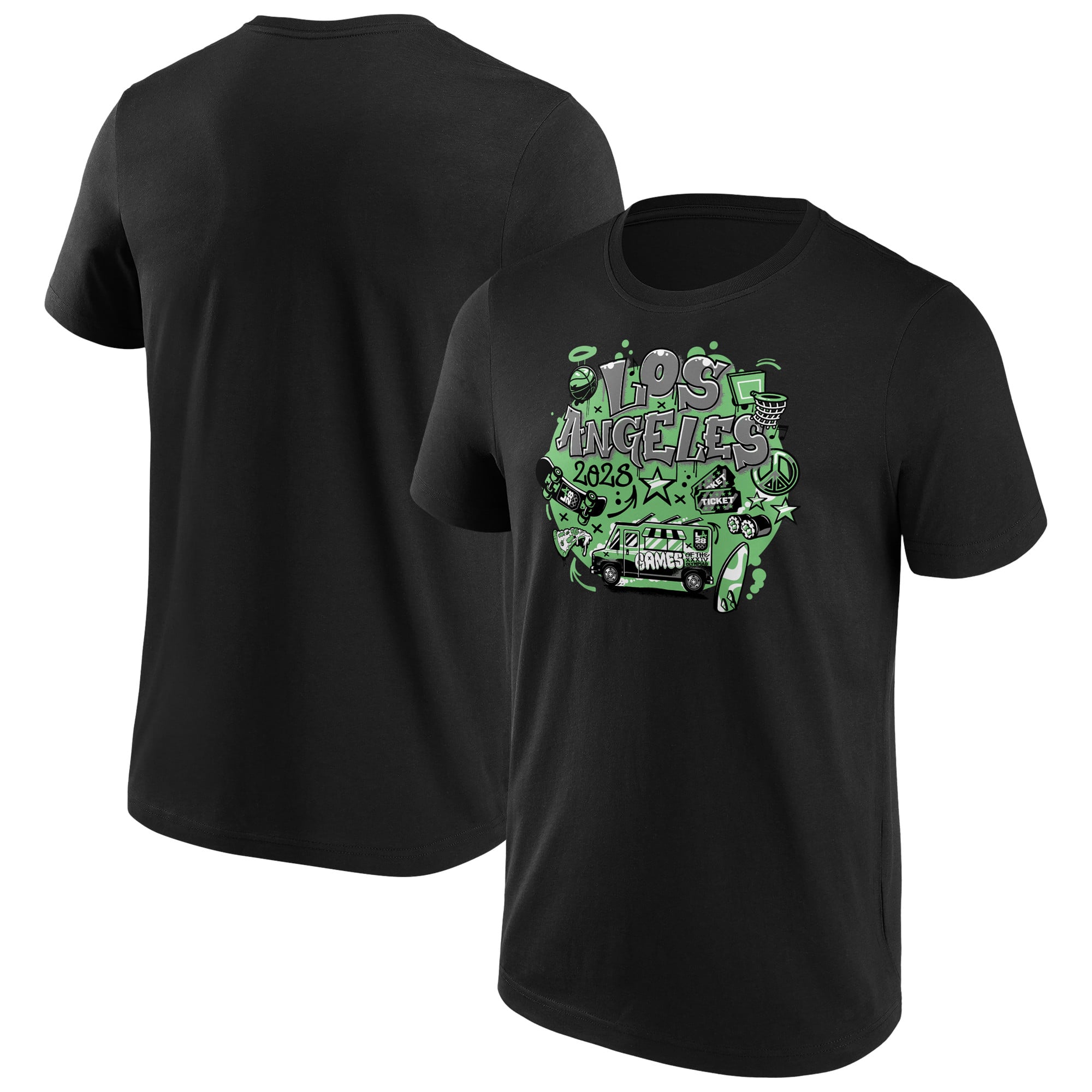 T-shirt graphique LA 2028 XXXIV - Noir
