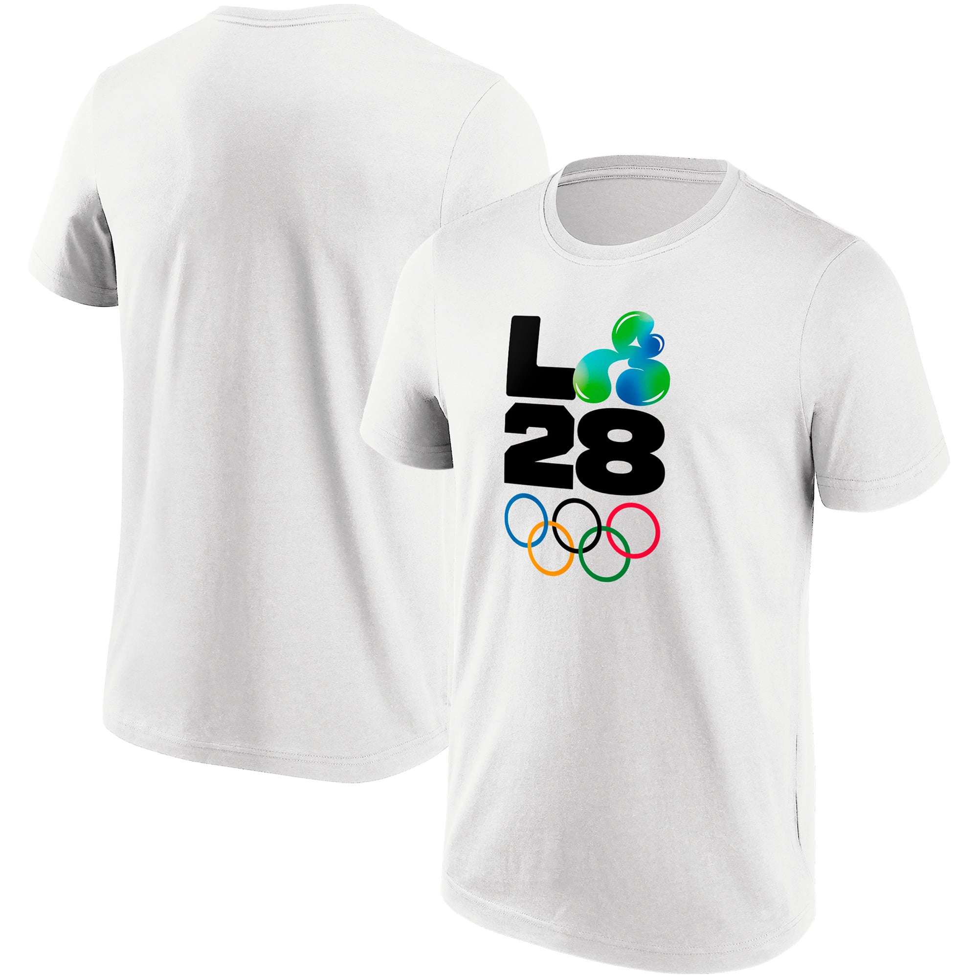 T-shirt grafica LA 2028 Creator A's Olympics - bianca