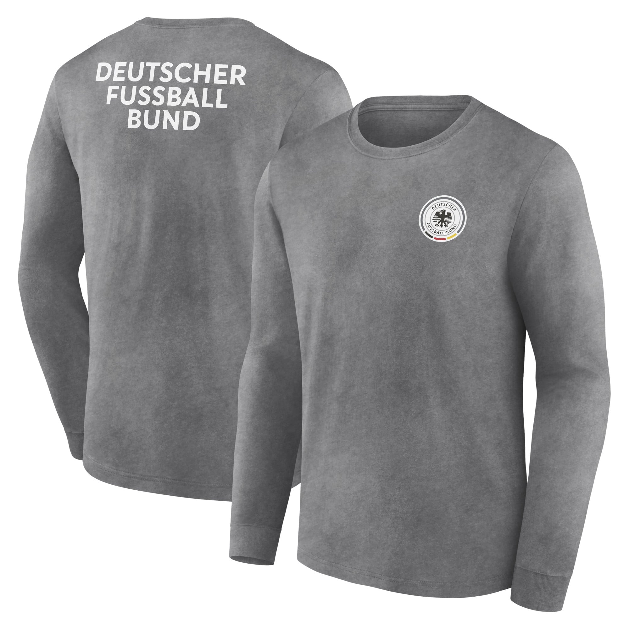 T-shirt à manches longues DFB True Classics - Charcoal Heather - Homme