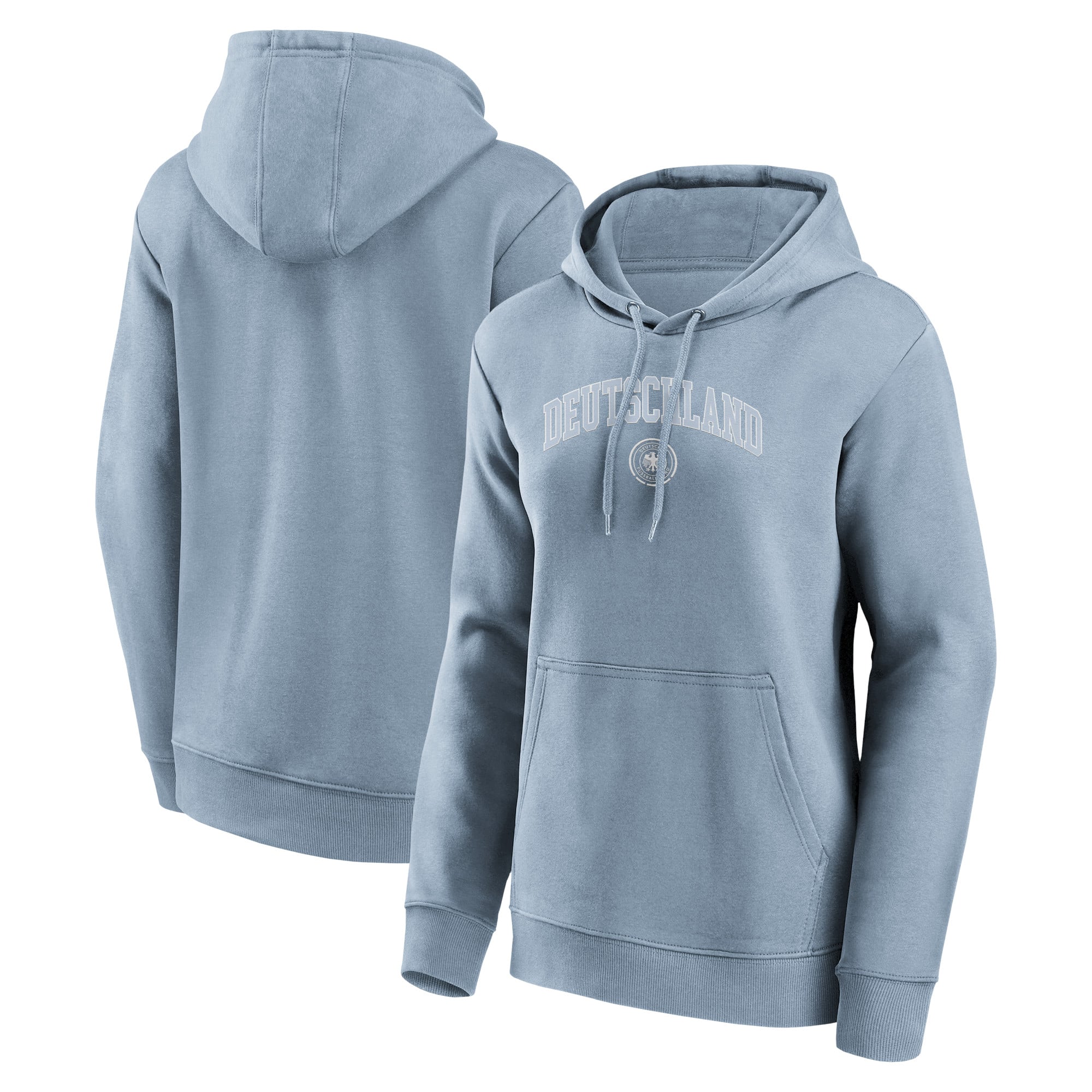 Sweat à capuche graphique rétro DFB Schoolyard - Sea Ice - Femme