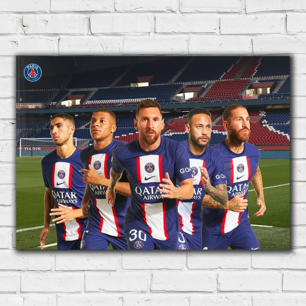 Affiche du groupe de joueurs du Paris Saint-Germain - A3