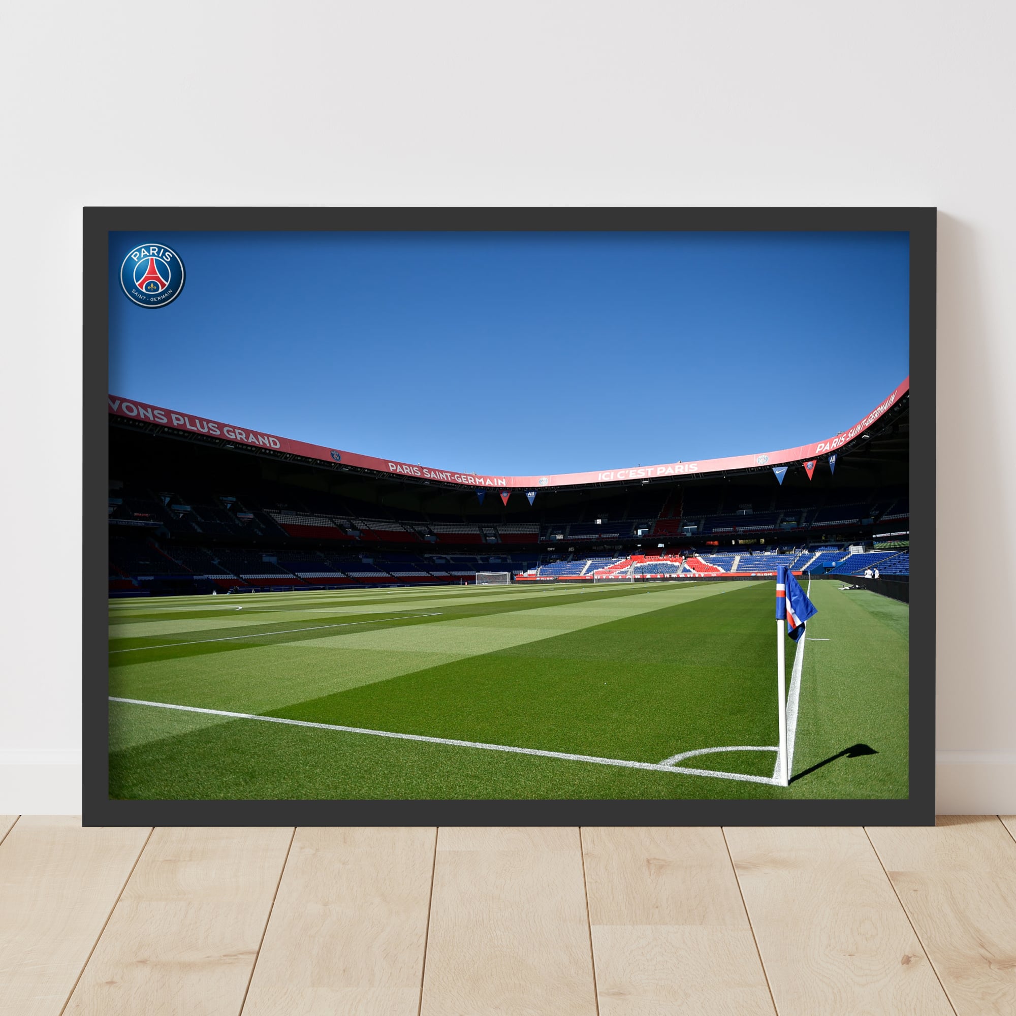 Druck des Stadions Paris Saint-Germain – gerahmt – A3