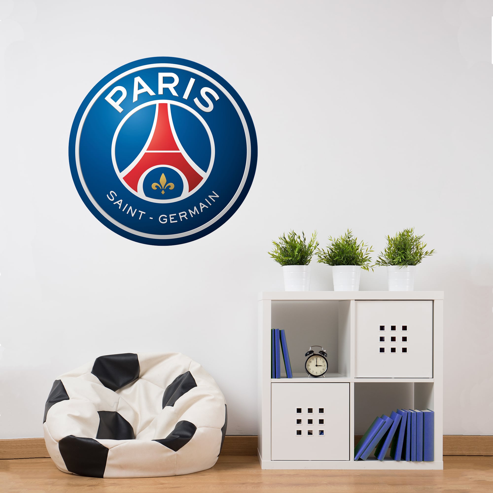 Adesivo murale stemma Paris Saint-Germain - 90 cm x 90 cm