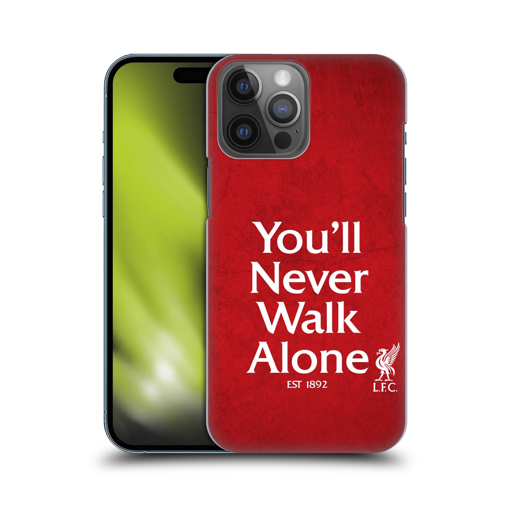 Custodia rigida per telefono Liverpool You'll Never Walk Alone - Rossa - iPhone