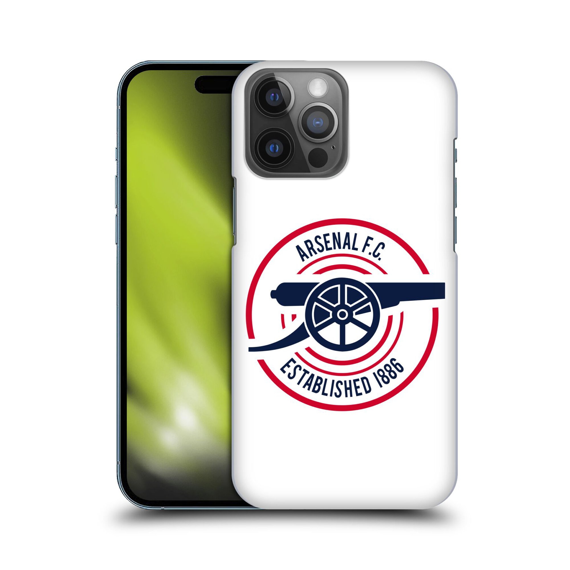 Custodia rigida per cellulare Arsenal Established 1886 - bianca - iPhone
