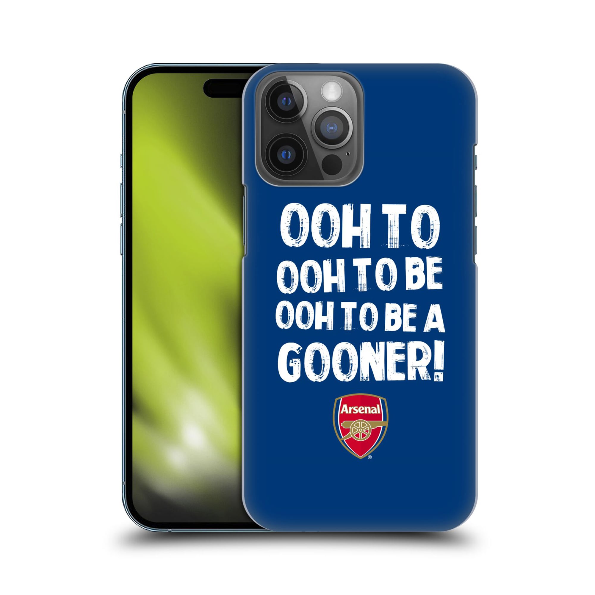 Custodia rigida per cellulare Arsenal Oooh To Be Gooners - blu - iPhone