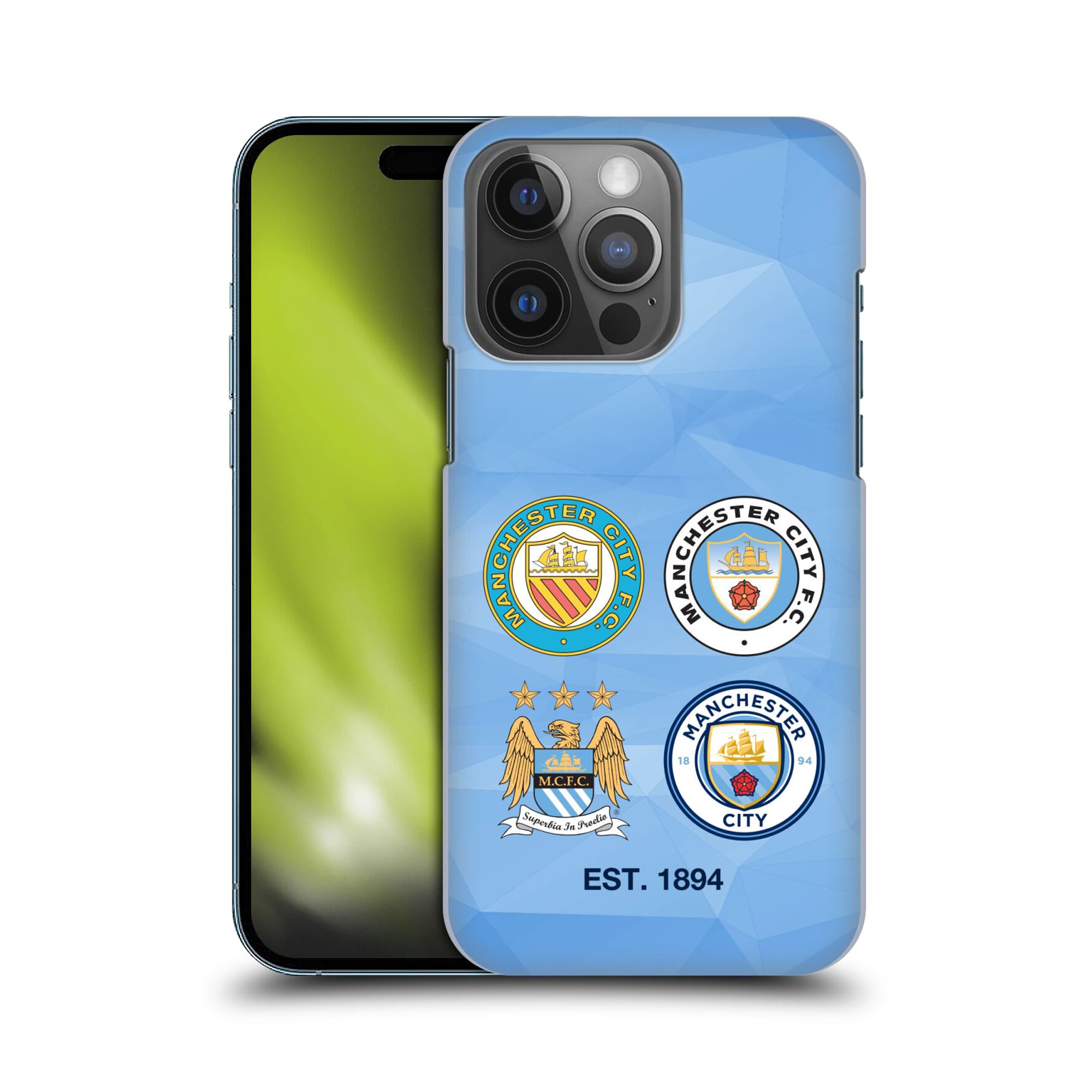 Custodia rigida per telefono con retro rigido Manchester CIty Evolution - cielo - iPhone