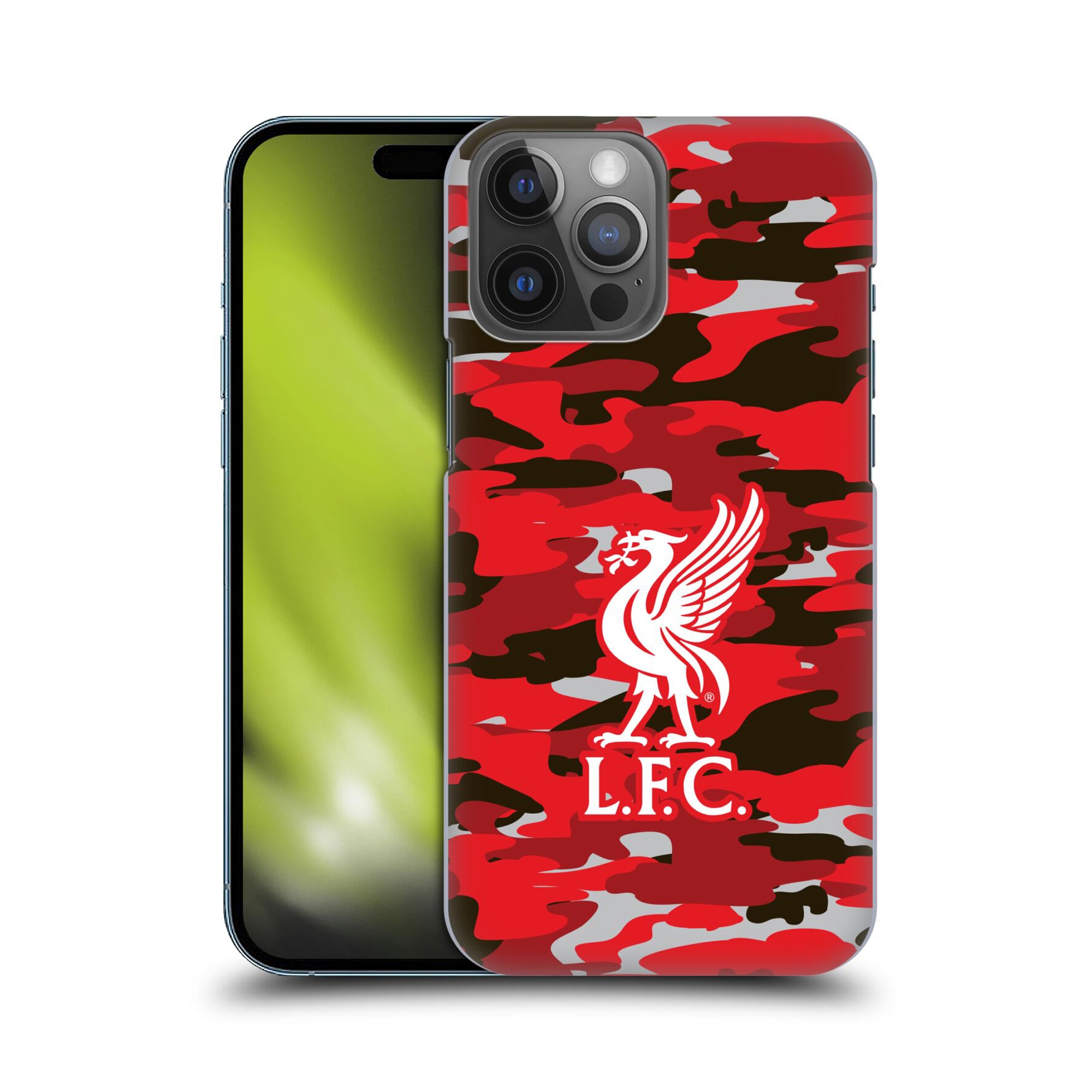 Custodia rigida per cellulare con retro mimetico Liverpool Liverbird - rossa - iPhone