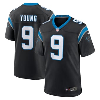 Carolina Panthers Nike Home Game Jersey - Black - Bryce Young - Mens