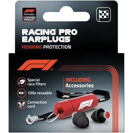 Formula 1 Hearing Protection - Racing Pro Earplugs