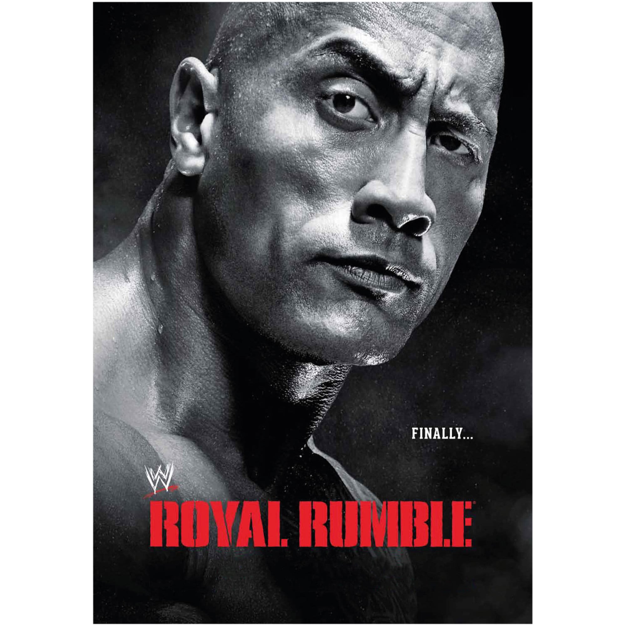 Poster WWE The Rock Royal Rumble - A3 senza cornice