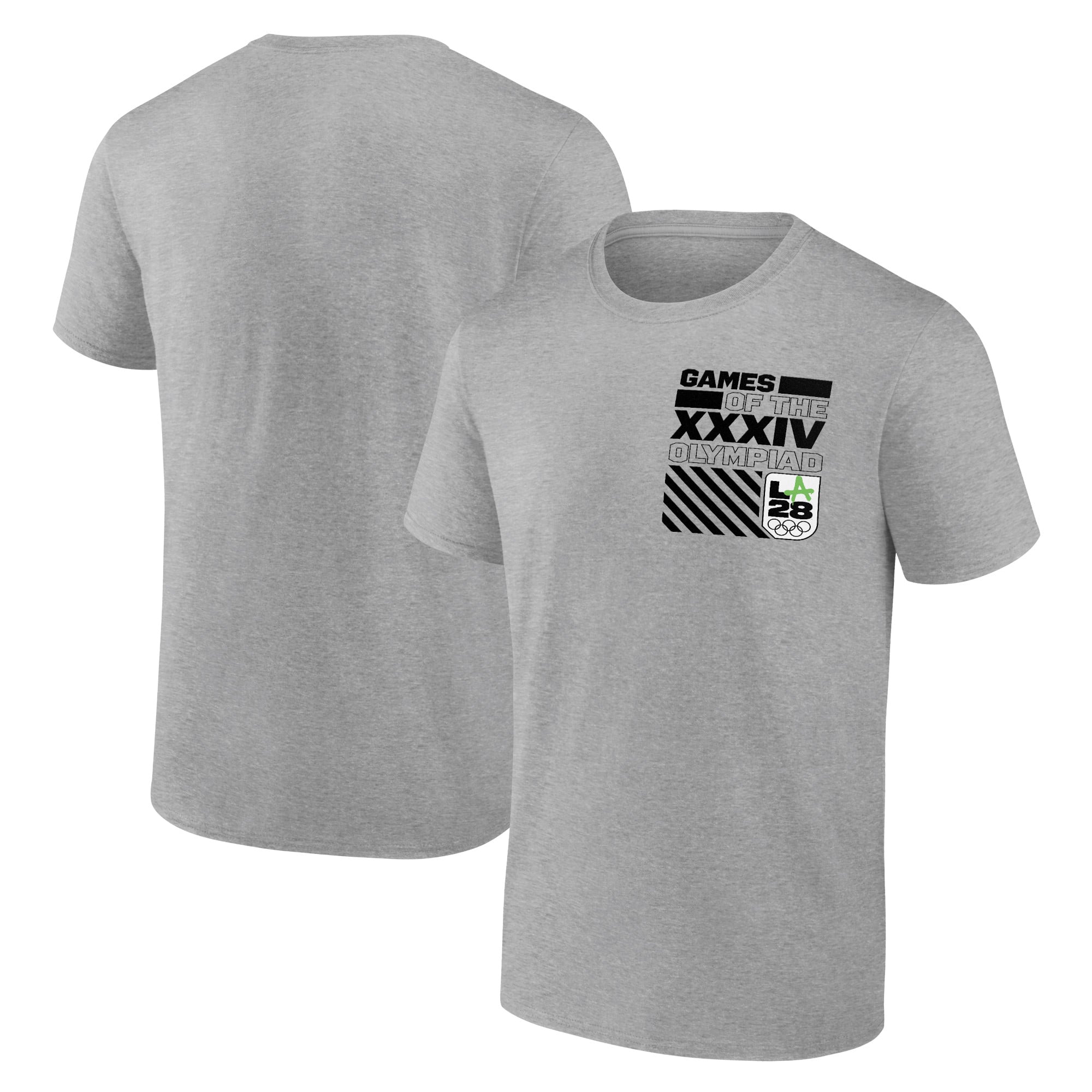 T-shirt grafica LA 2028 LA Games - grigia
