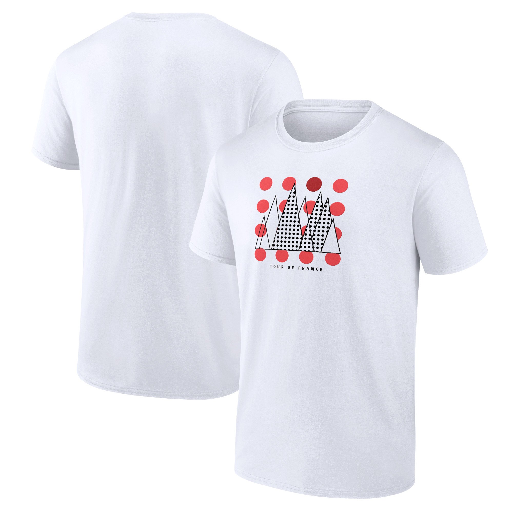 T-shirt grafica a pois rossi Tour de France
