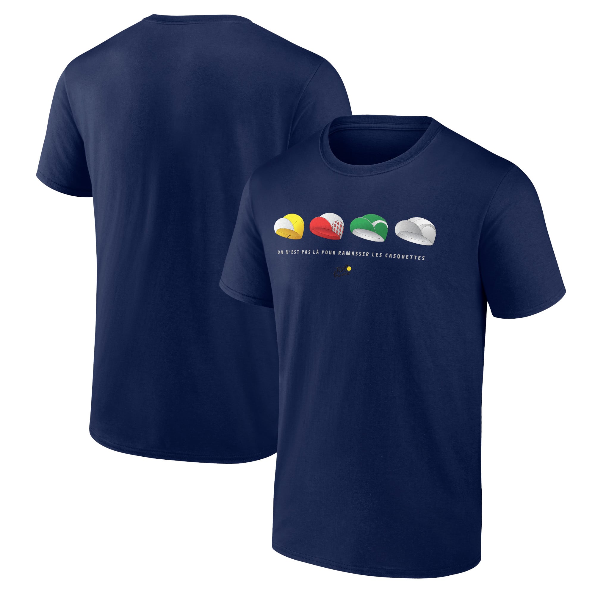 T-shirt grafica con berretto da ciclismo Tour de France - blu navy
