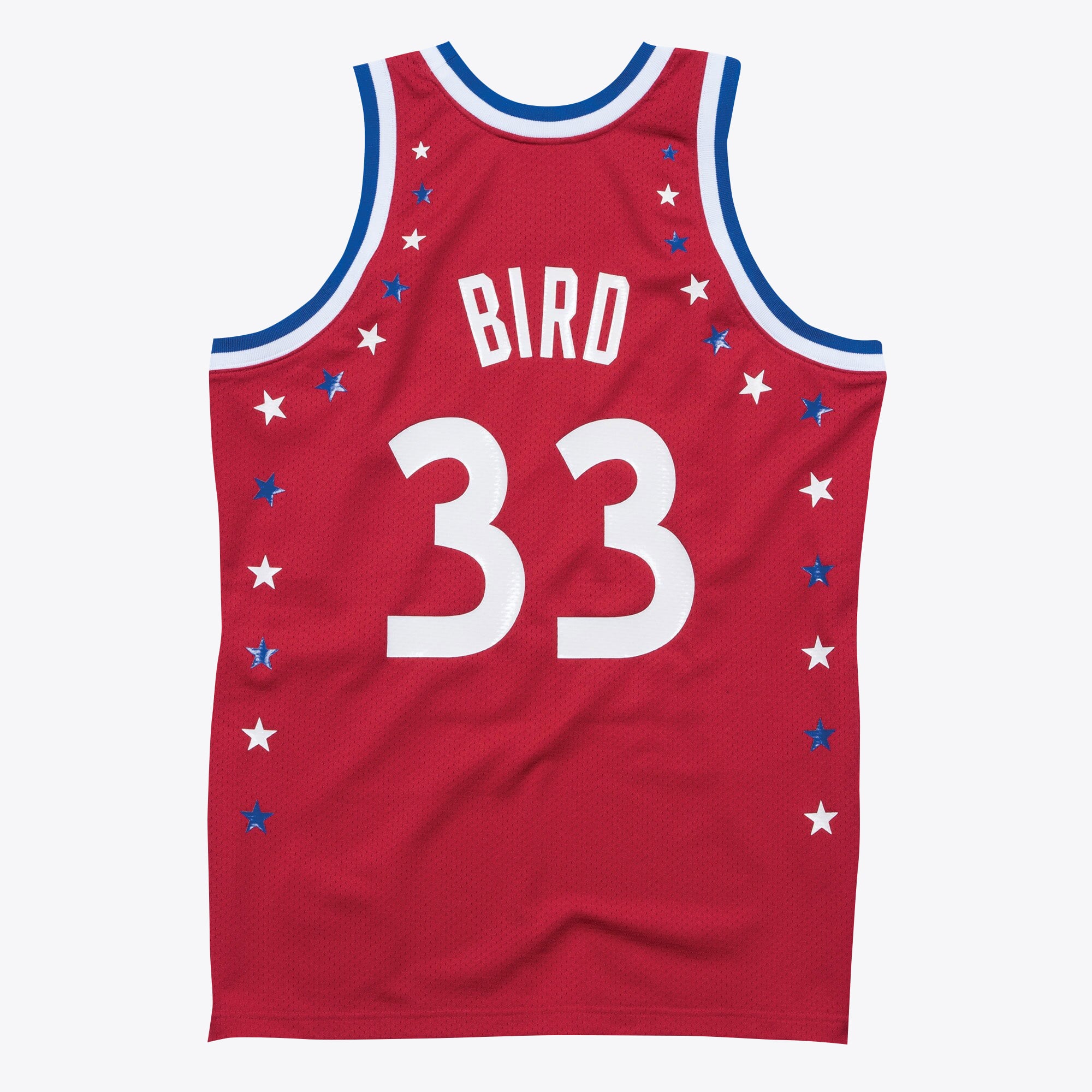 Larry Bird NBA All-Star East 1983 Mitchell & Ness Scarlett Authentic Jersey