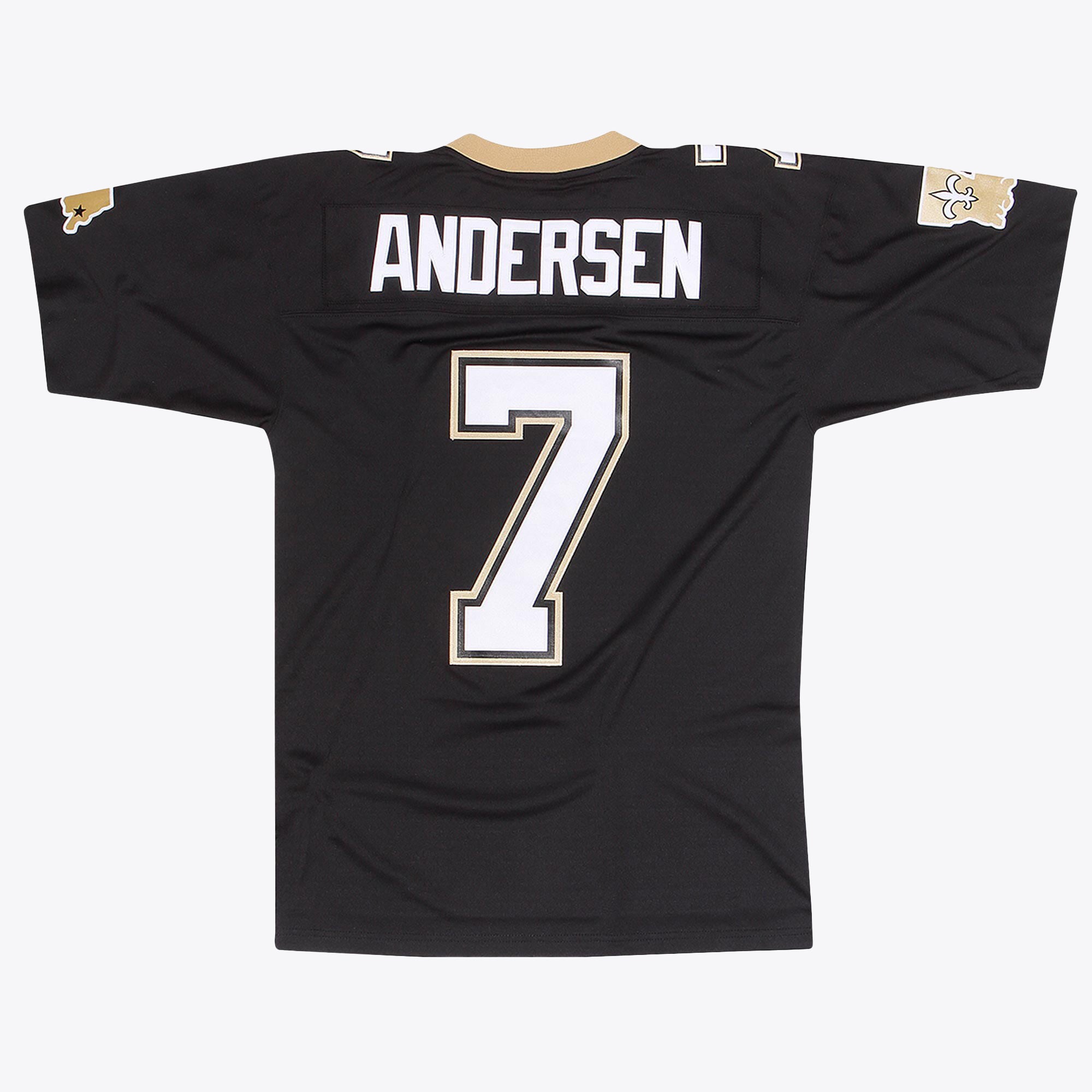 Morten Andersen New Orleans Saints 1992 Mitchell & Ness Legacy Trikot – Schwarz